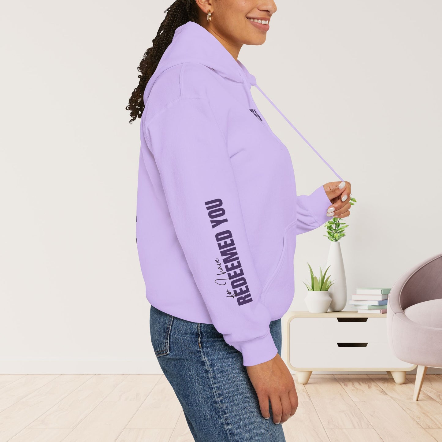 Fear Not For I Have Redeemed You Hoodie - Isaiah 43:1-2 Bible Verse Christian Hoodie