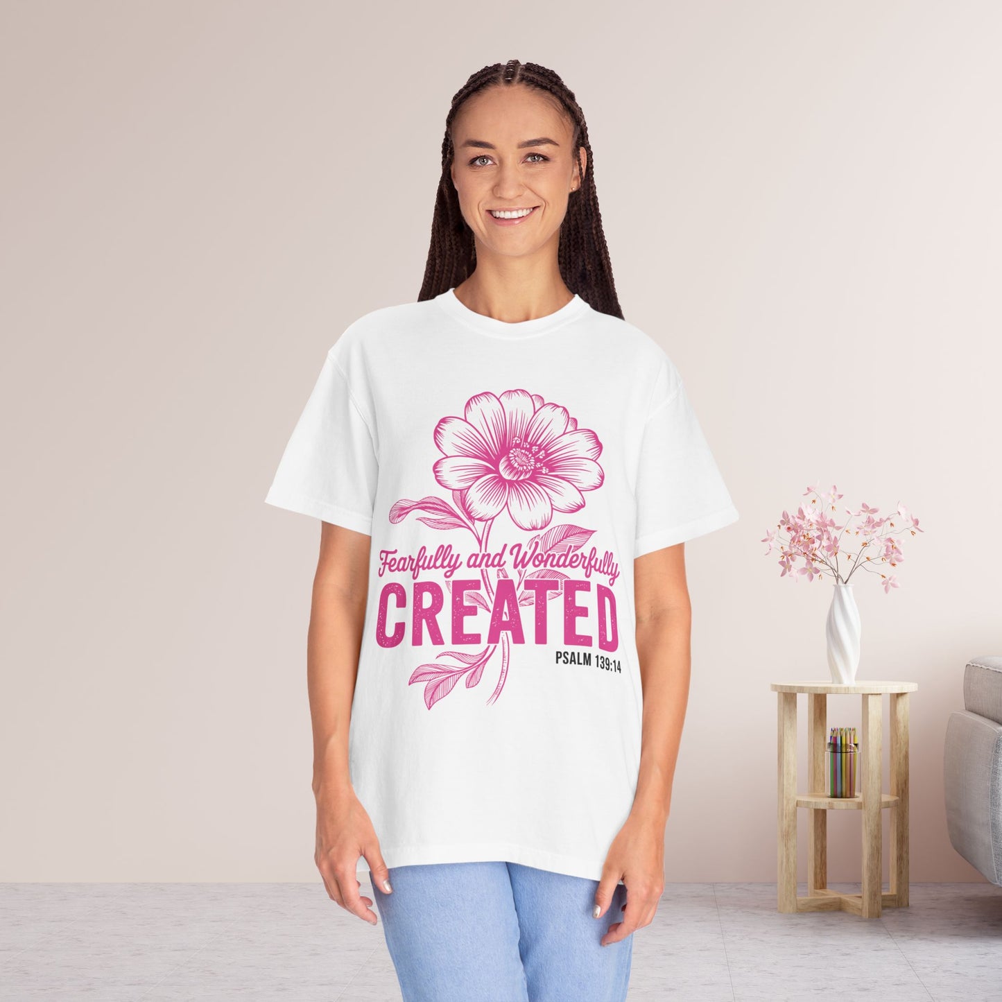 Fearfully and Wonderfully Created Comfort Colors Shirt