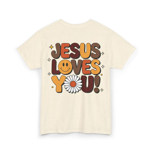 Jesus Loves You Heavy Cotton Tee