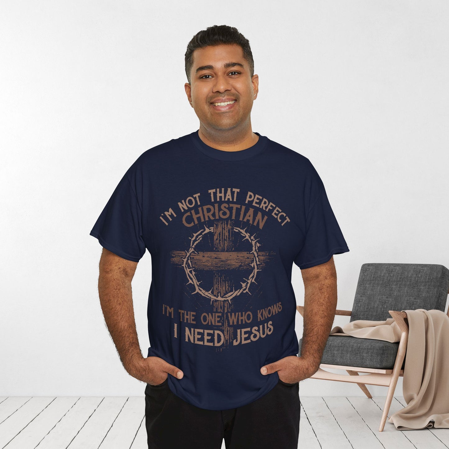 I'm Not The Perfect Christian Heavy Cotton Tee