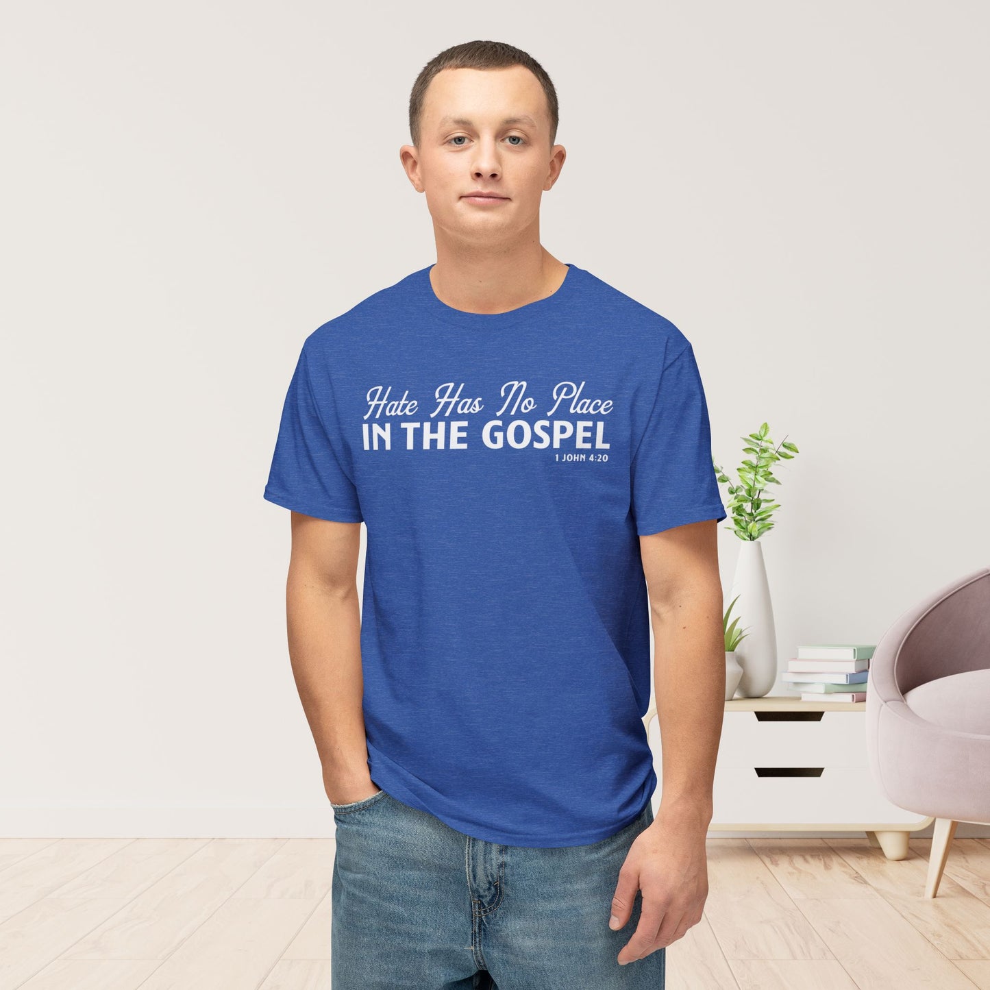 Hate Has No Place in the Gospel Unisex HD Cotton Tee