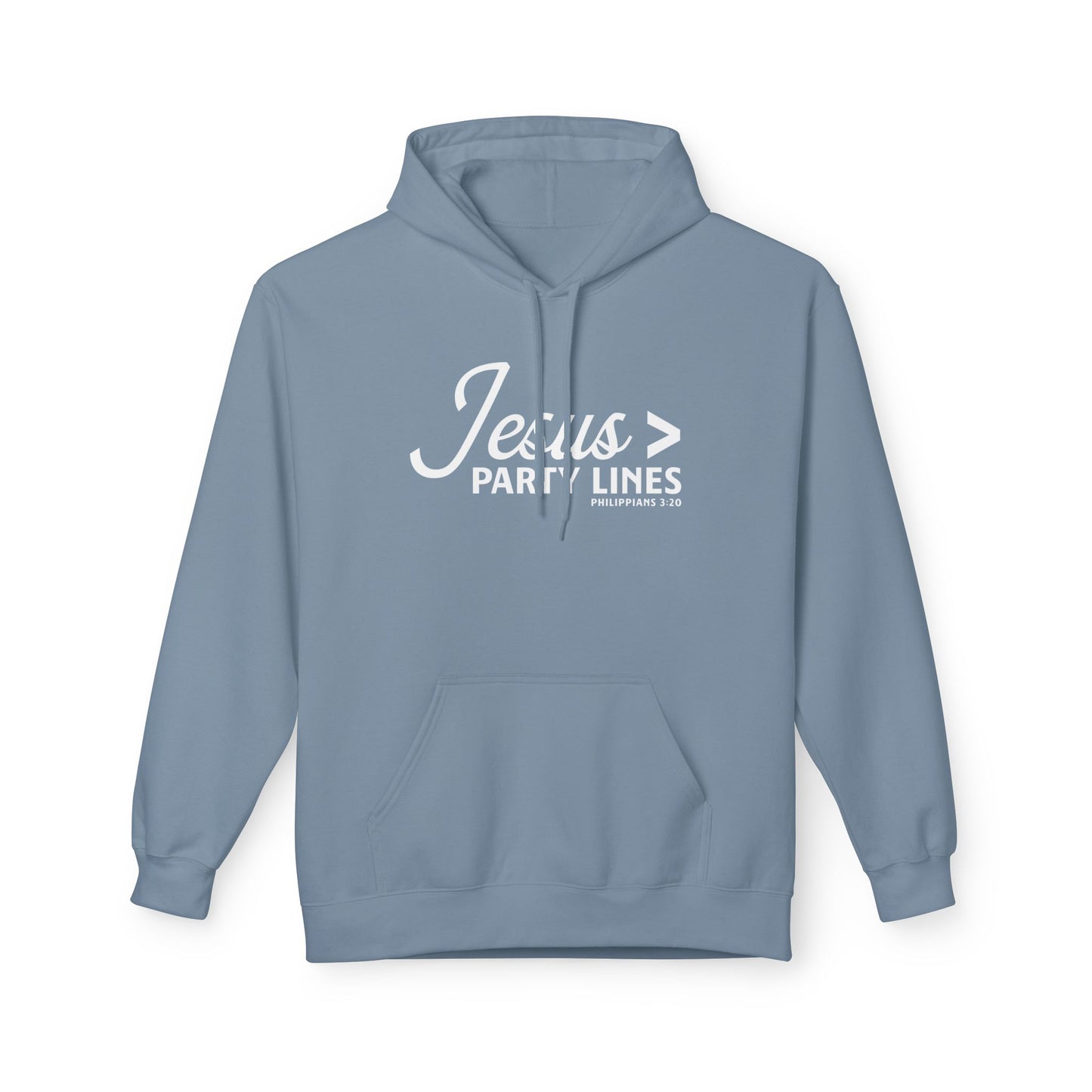 Jesus > Party Lines Unisex Midweight Hoodie