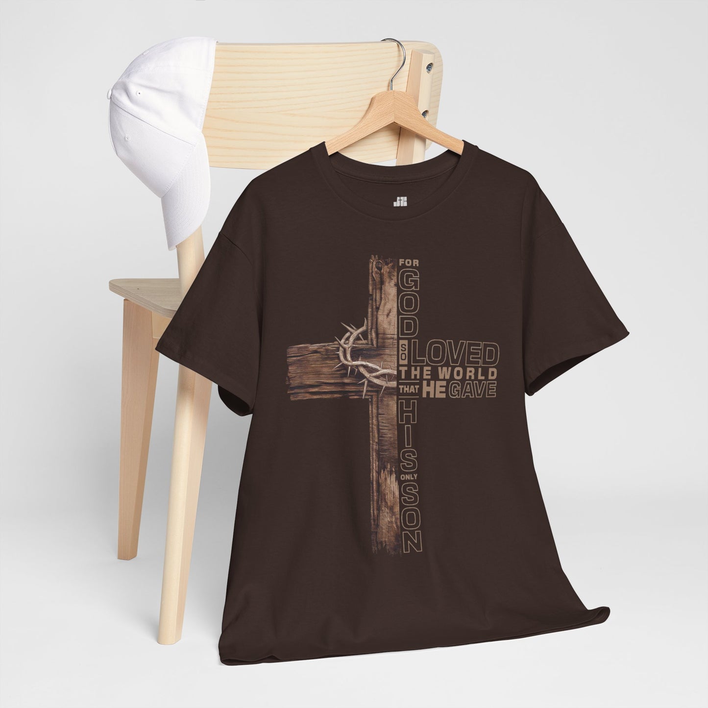 John 3:16 Heavy Cotton Tee