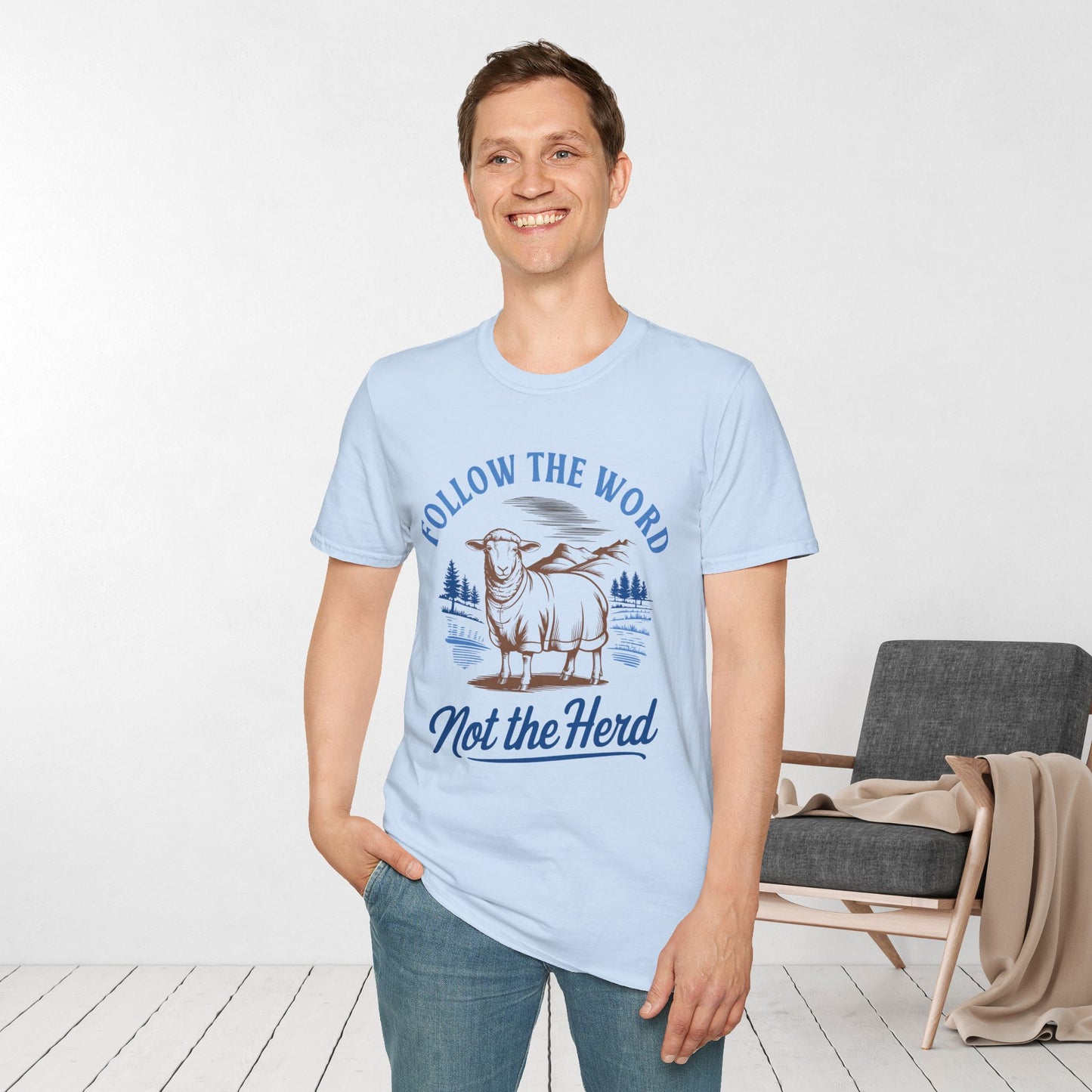 Follow the Word Not The Herd Softstyle T-shirt