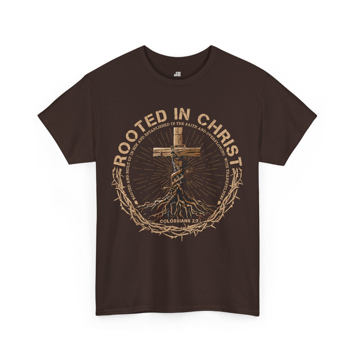 Rooted in Christ Heavy Cotton Tee