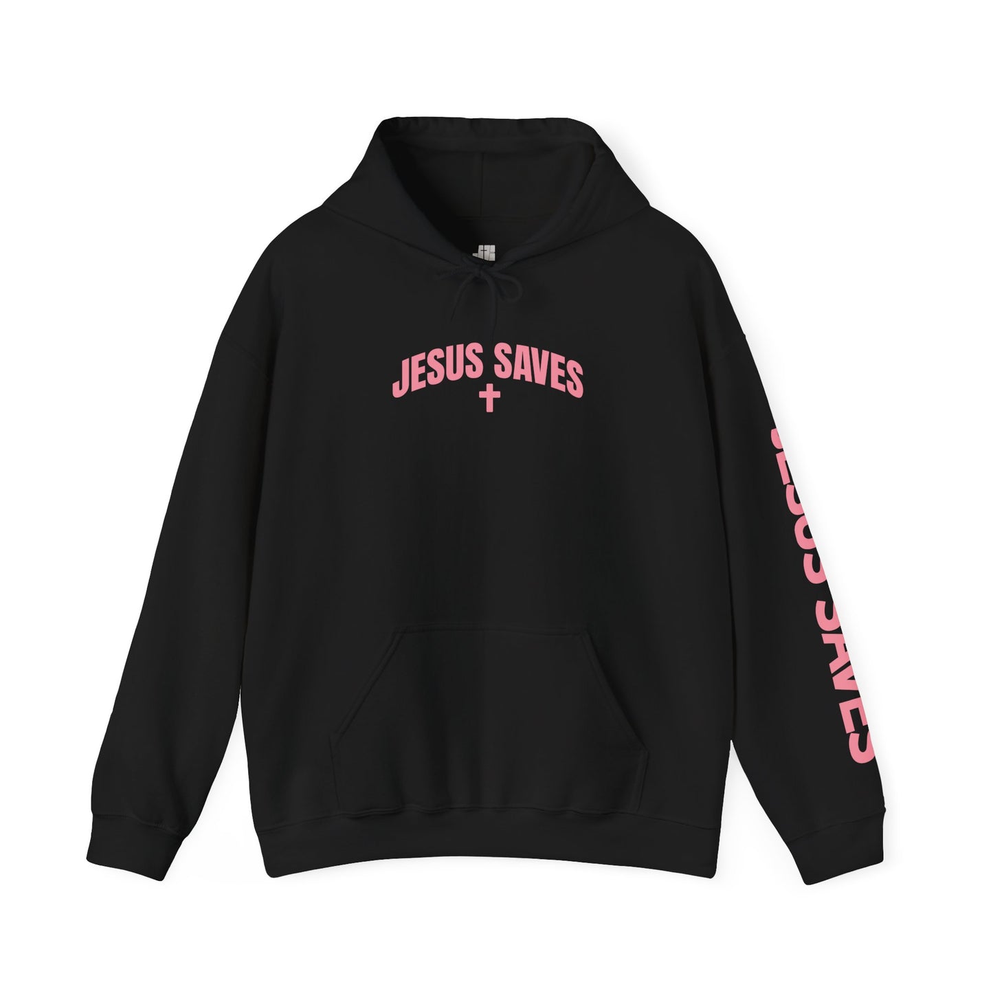 Unisex Jesus Saves Hoodie - Acts 4:12 Bible Verse Christian Hoodie