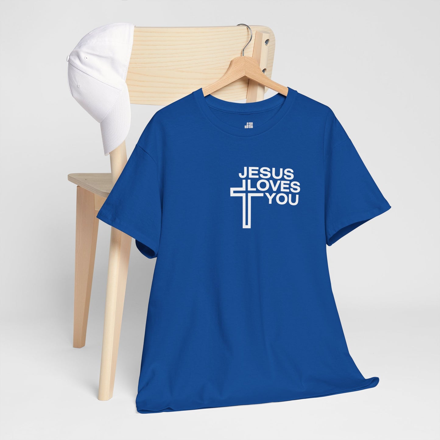 Jesus Loves You Heavy Cotton Tee