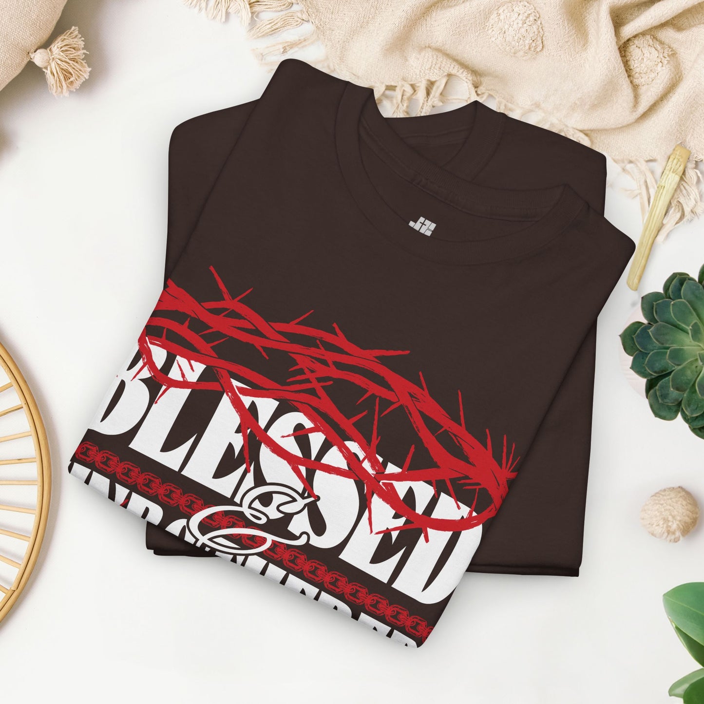 Blessed & Unbothered Heavy Cotton Tee