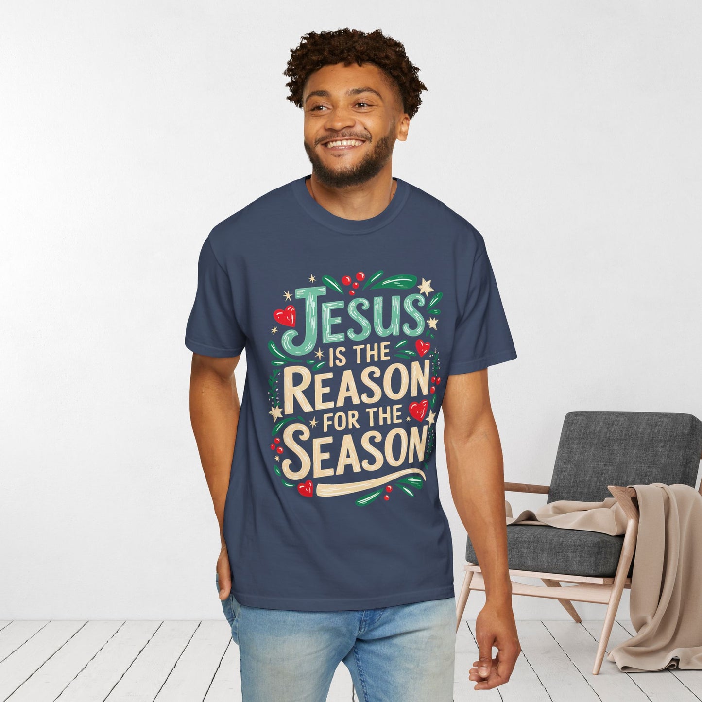 Jesus Is The Reason For The Season Comfort Colors Shirt