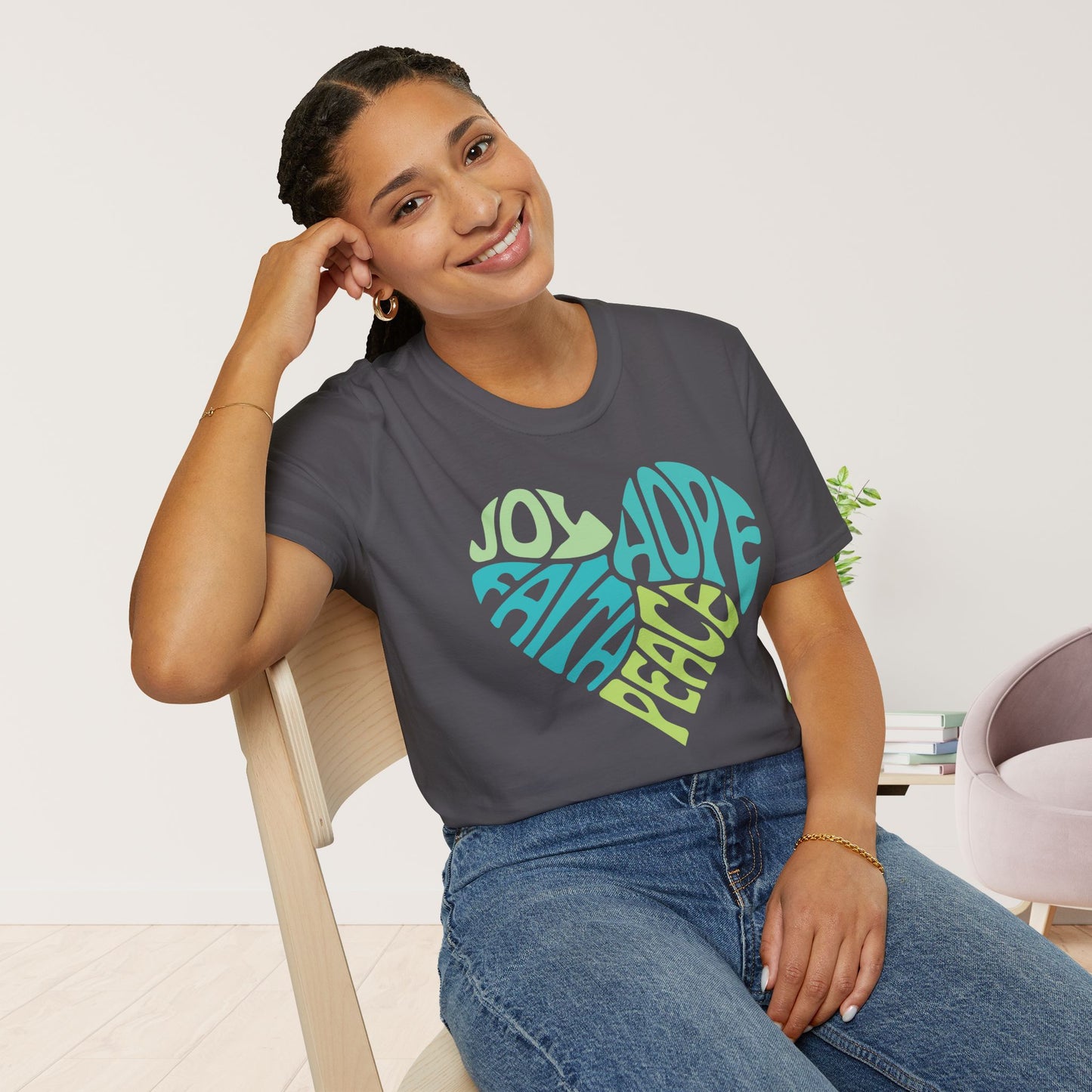 Joy Hope Faith Peace Softstyle T-shirt