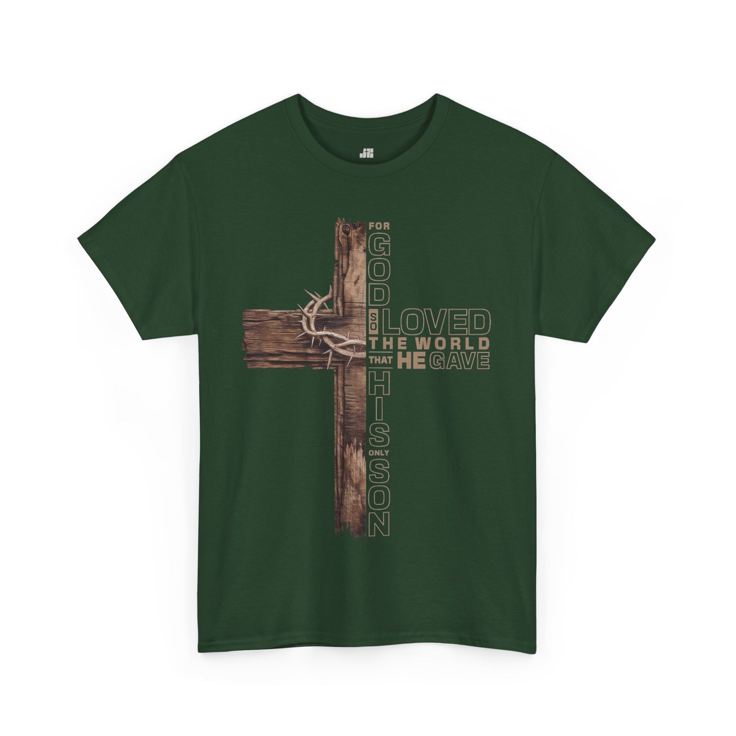 John 3:16 Heavy Cotton Tee