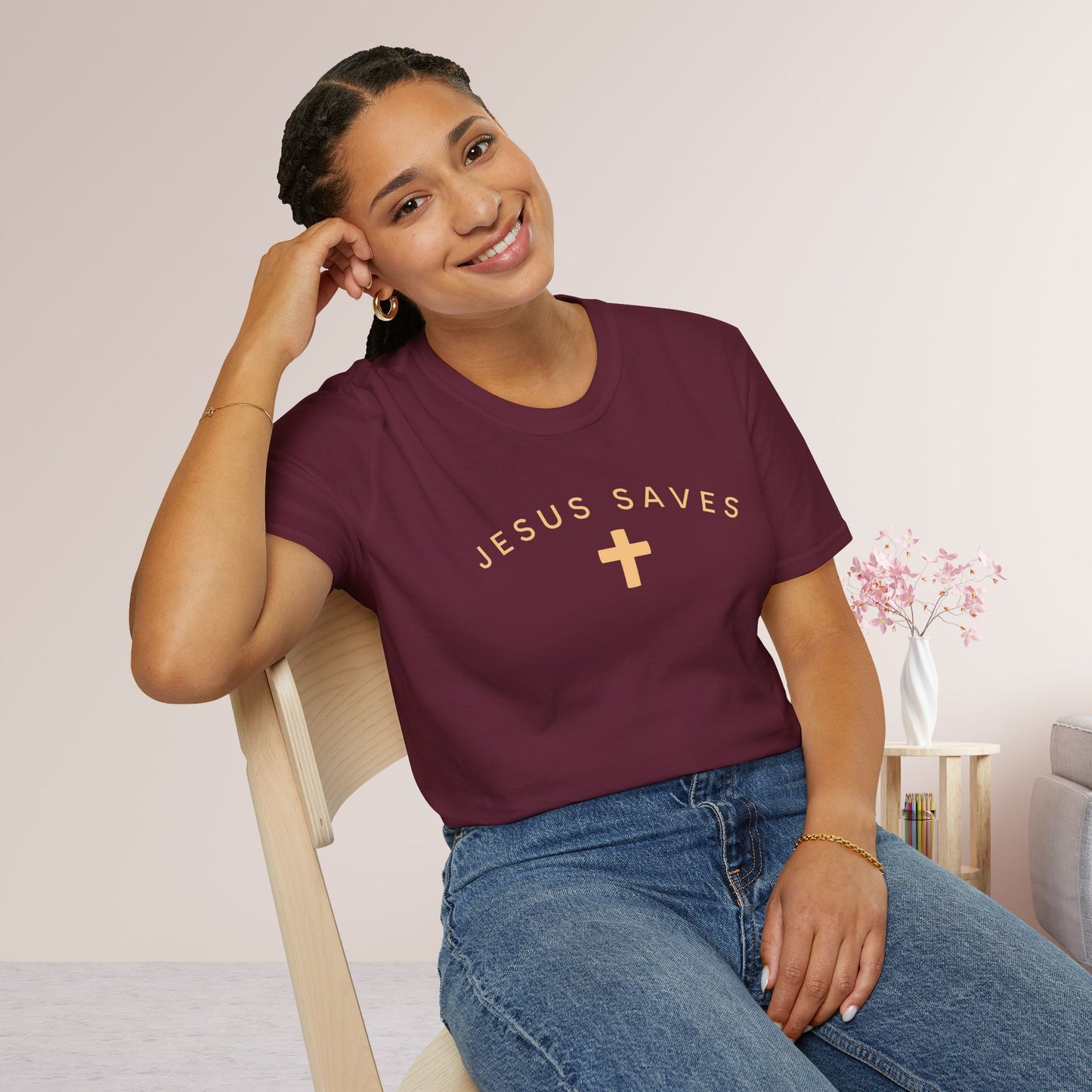 Jesus Saves Softstyle T-shirt - Fall Edition