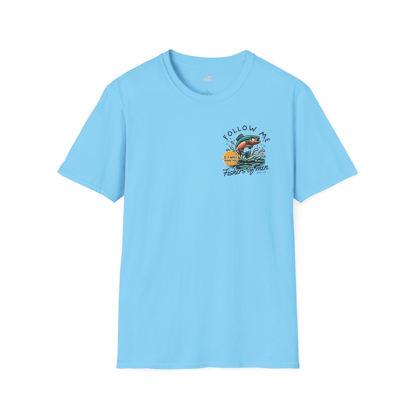 Follow Me Matthew 4:19 Men's Softstyle T-shirt