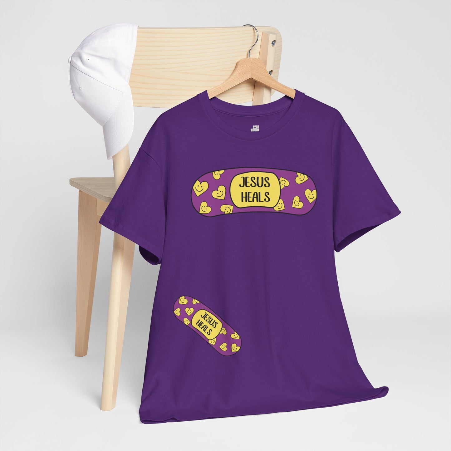 Jesus Heals Heavy Cotton Tee