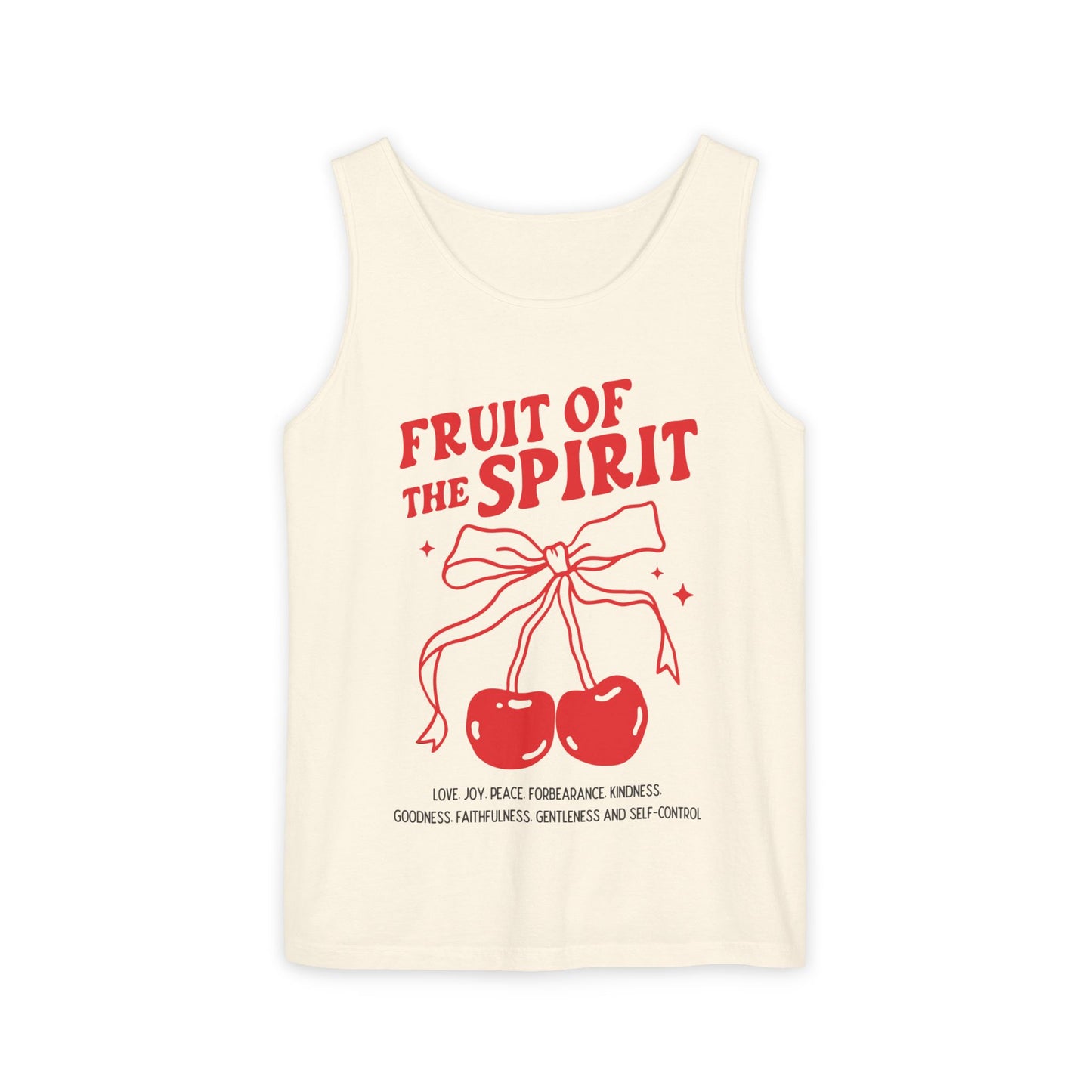 Fruit of The Spirit Comfort Colors Garment-Dyed Tank Top