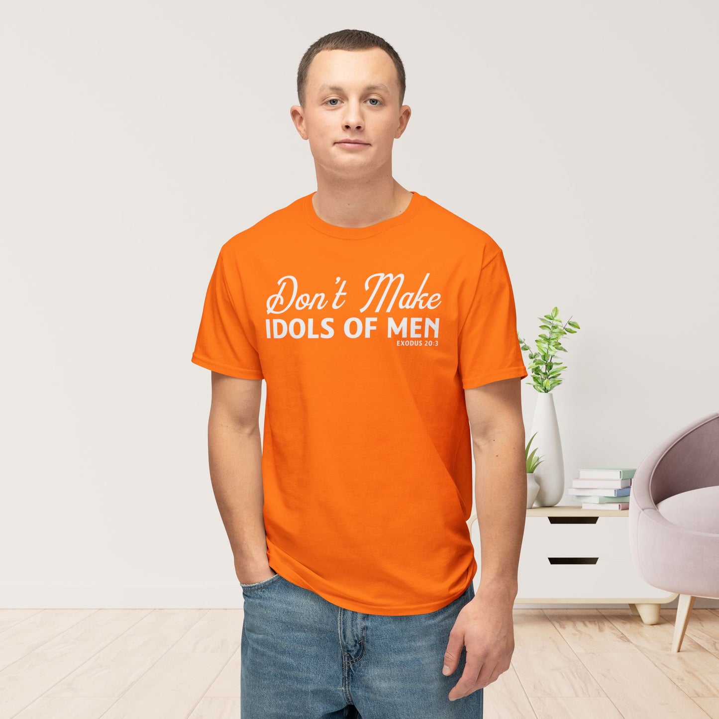 Don’t Make Idols of Men Unisex HD Cotton Tee