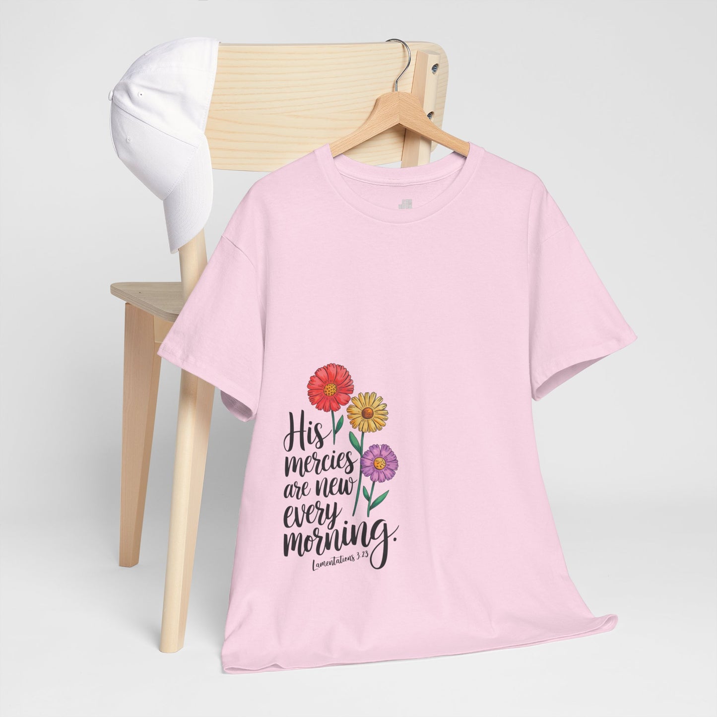His Mercies Are New Every Morning Heavy Cotton Tee