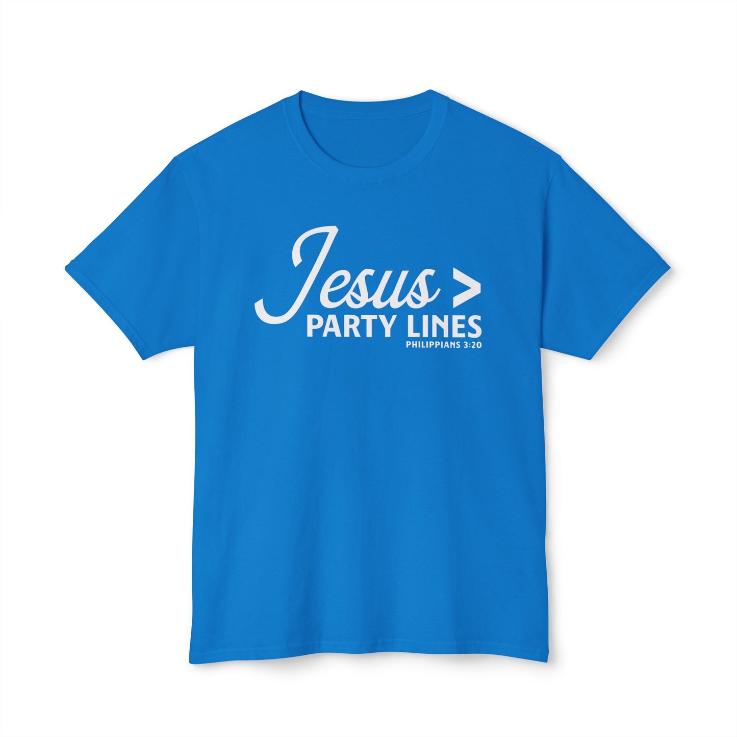 Jesus > Party Lines Unisex HD Cotton Tee