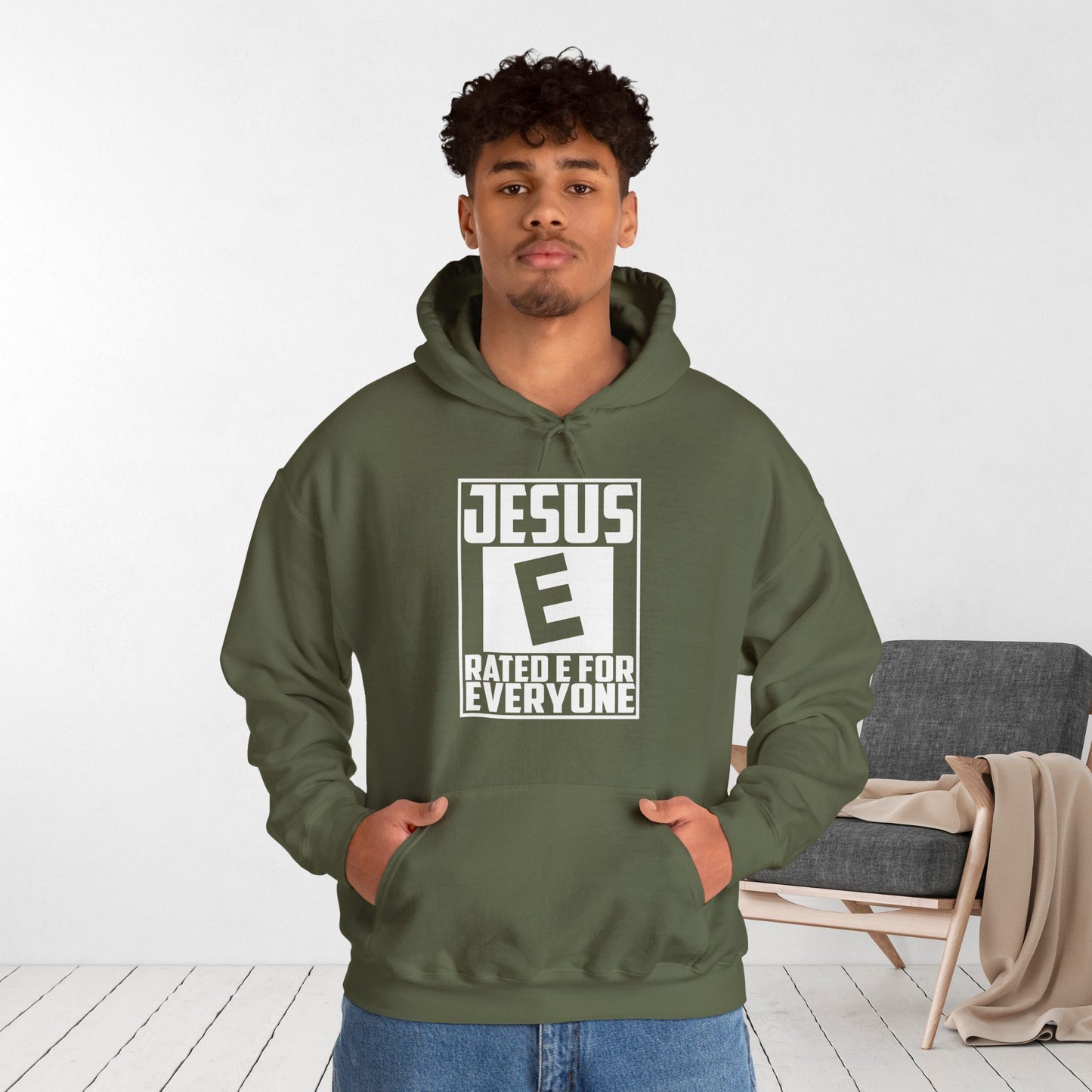 Jesus Rated E for Everyone Hoodie