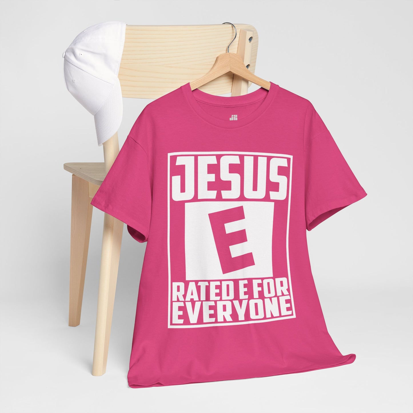 Jesus Rated E for Everyone Heavy Cotton Tee