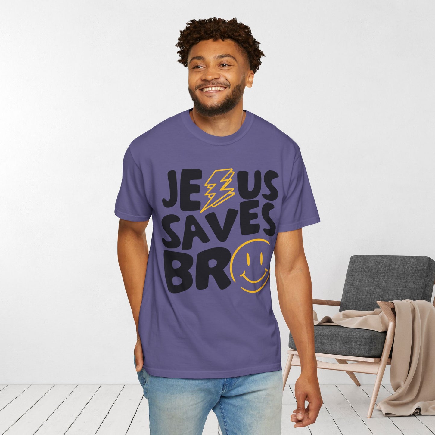 Jesus Saves Bro Comfort Colors Shirt