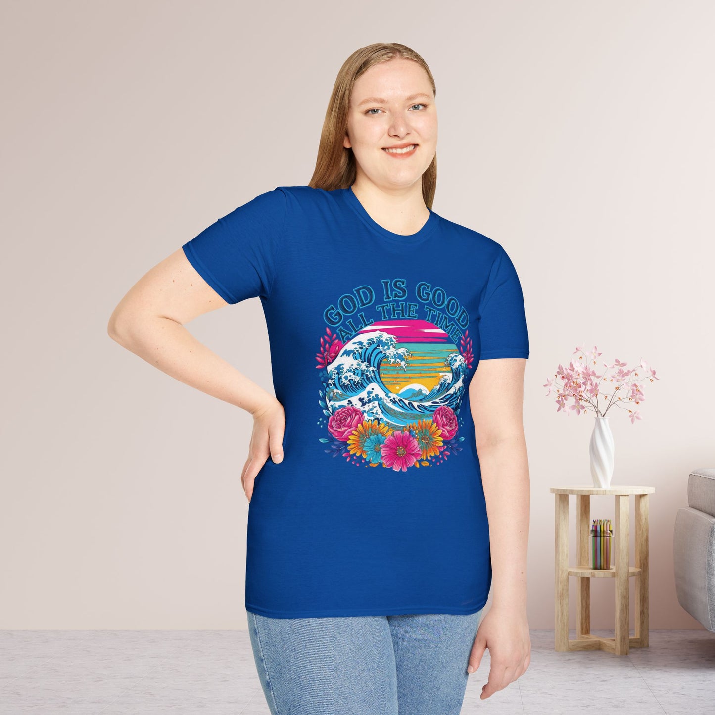 God is Good All The Time Softstyle T-shirt