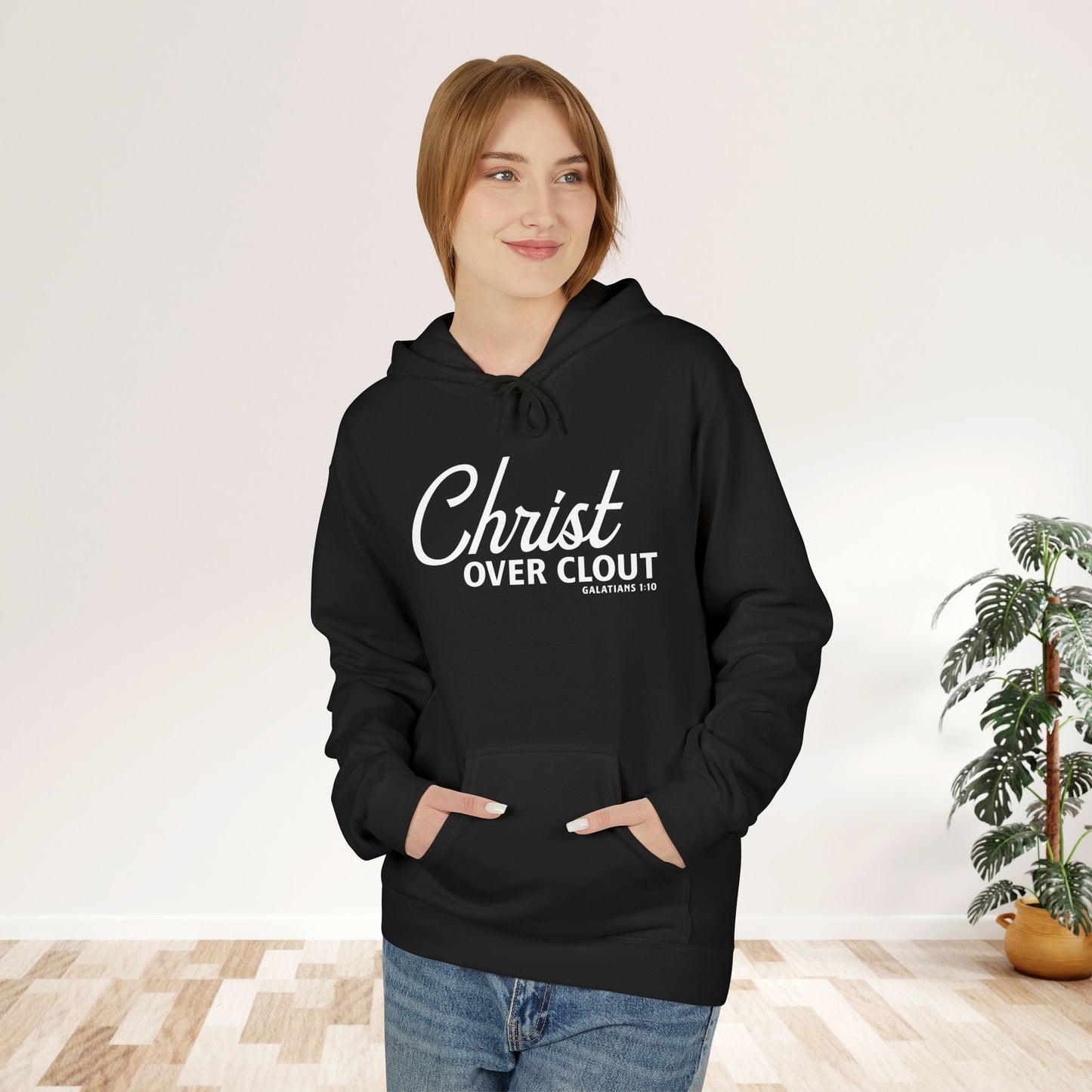 Christ Over Clout Unisex Midweight Hoodie
