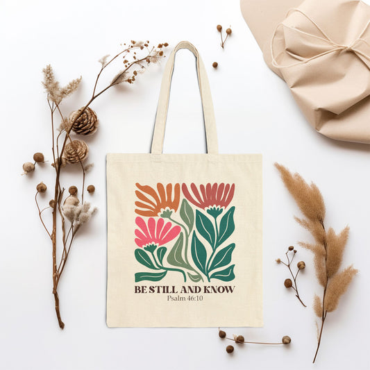 Be Still And Know Canvas Tote Bag