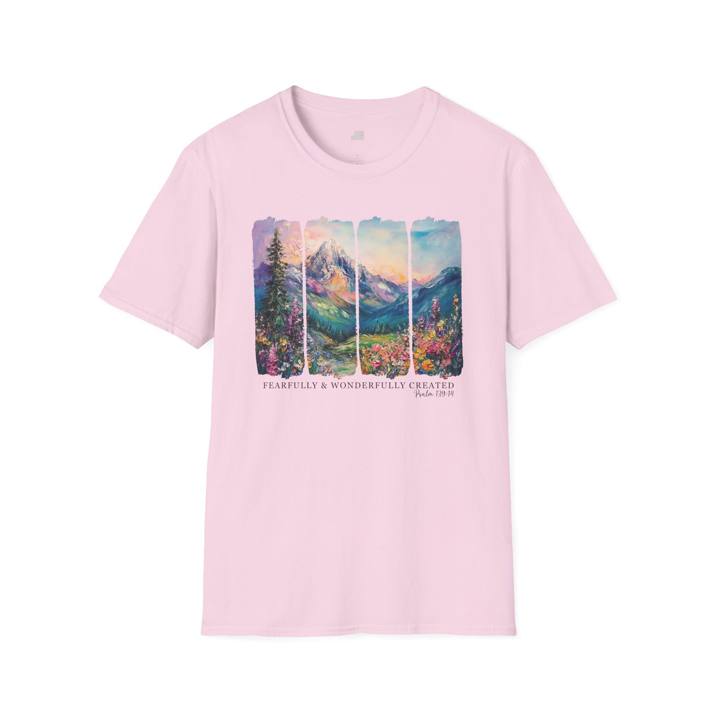 Fearfully and Wonderfully Created Softstyle T-shirt - Psalm 139:14