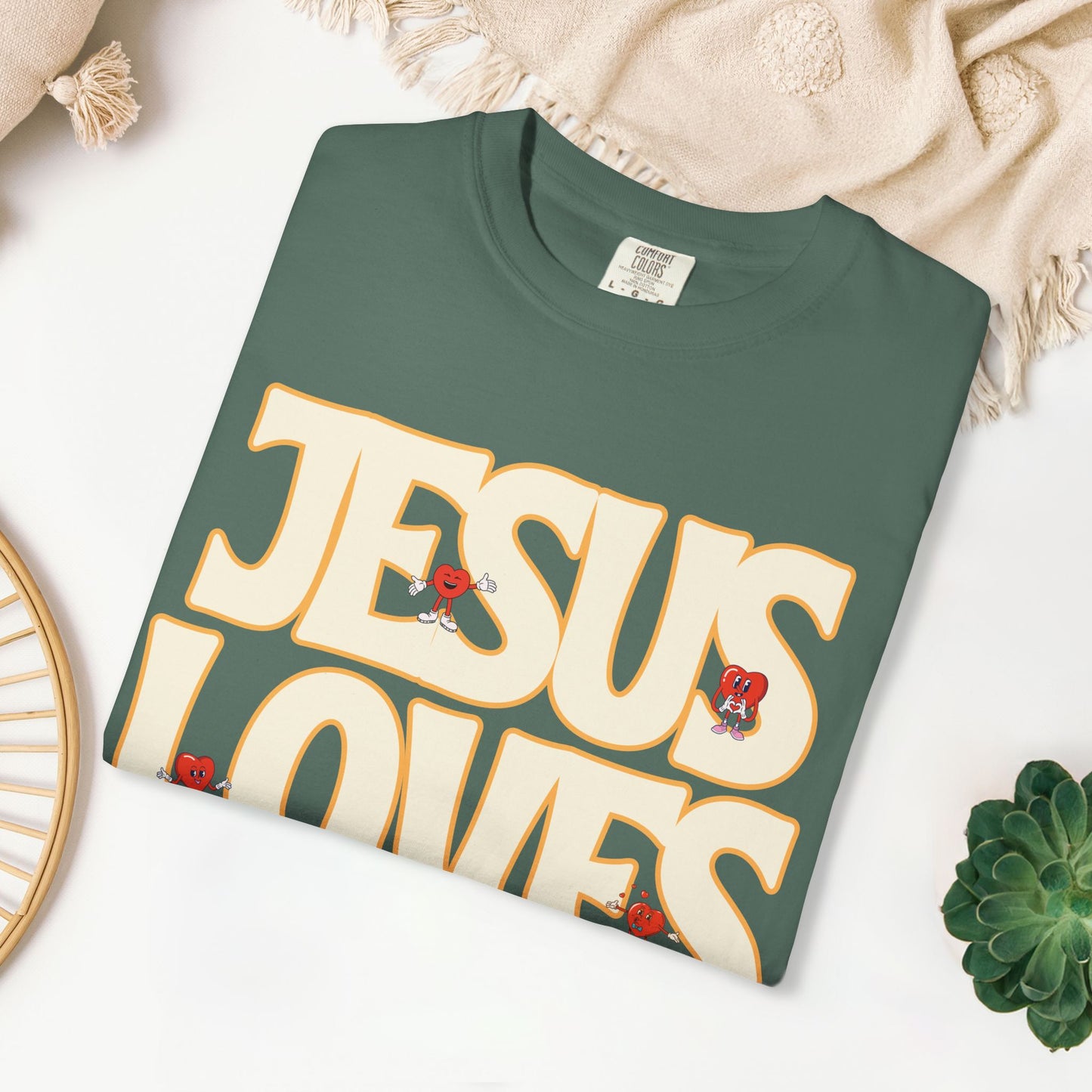 Jesus Loves You Comfort Colors Shirt