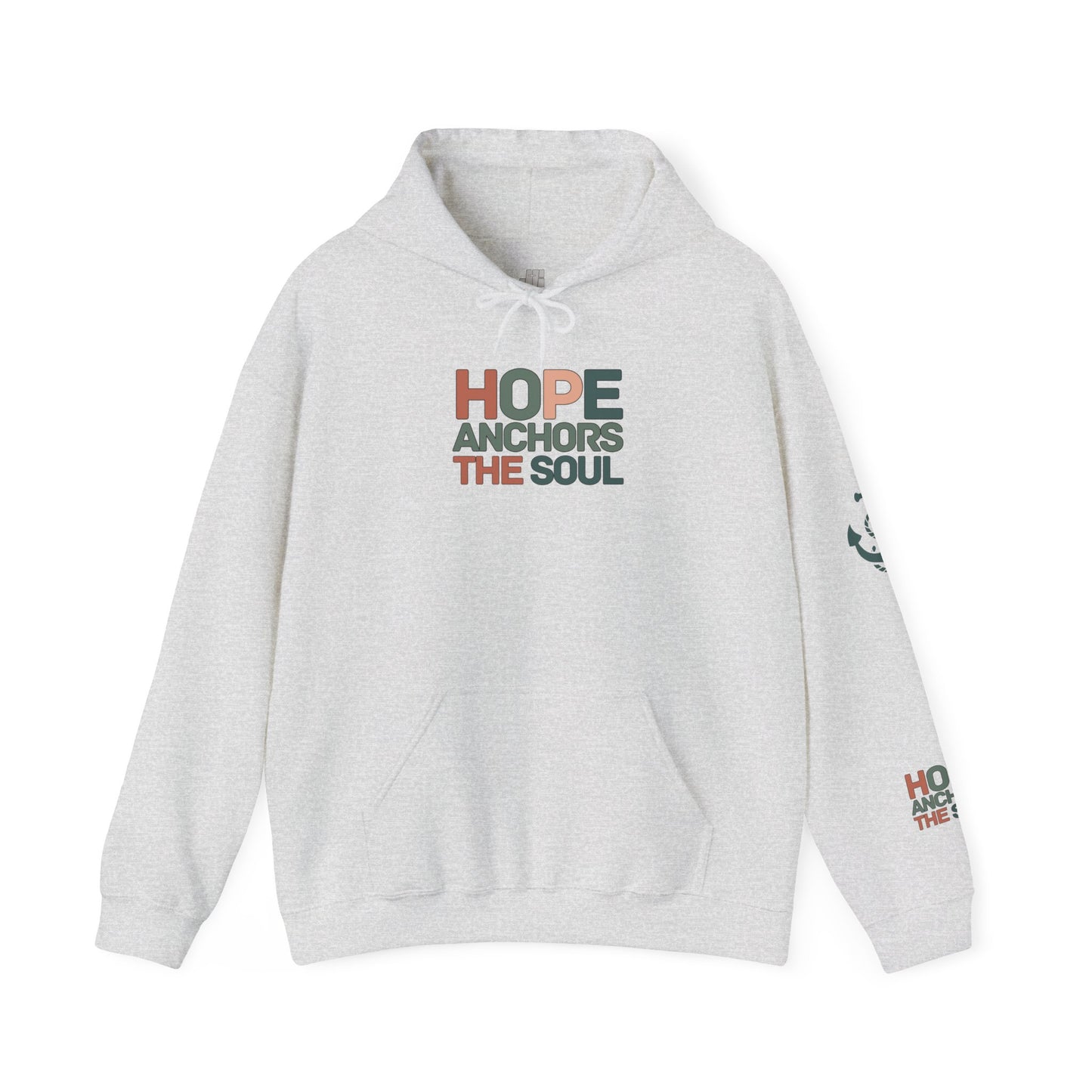 Hope Anchors the Soul Hoodie -  Hebrews 6:19 Bible Verse Christian Hoodie
