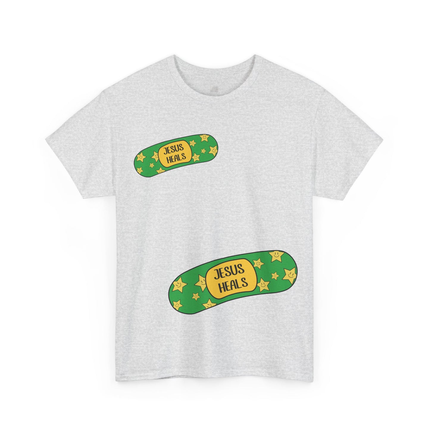 Jesus Heals Heavy Cotton Tee