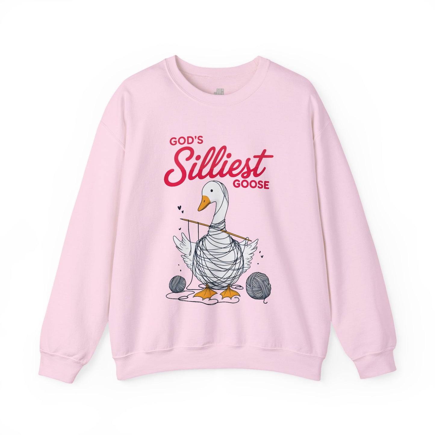 God's Silliest Goose Sweatshirt - Christian Crewneck Pullover