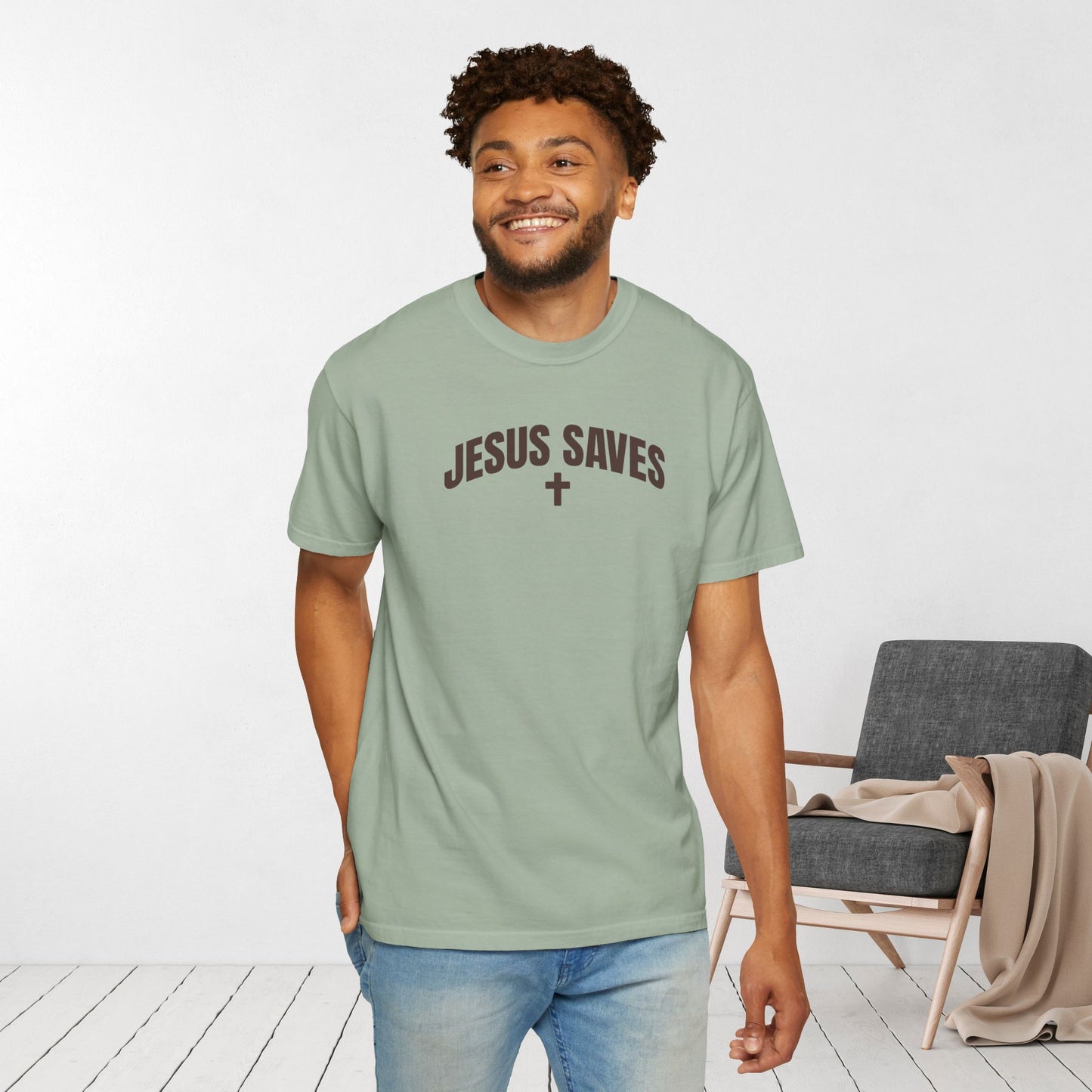 Jesus Saves Comfort Colors Shirt - Fall Edition - Acts 4:12