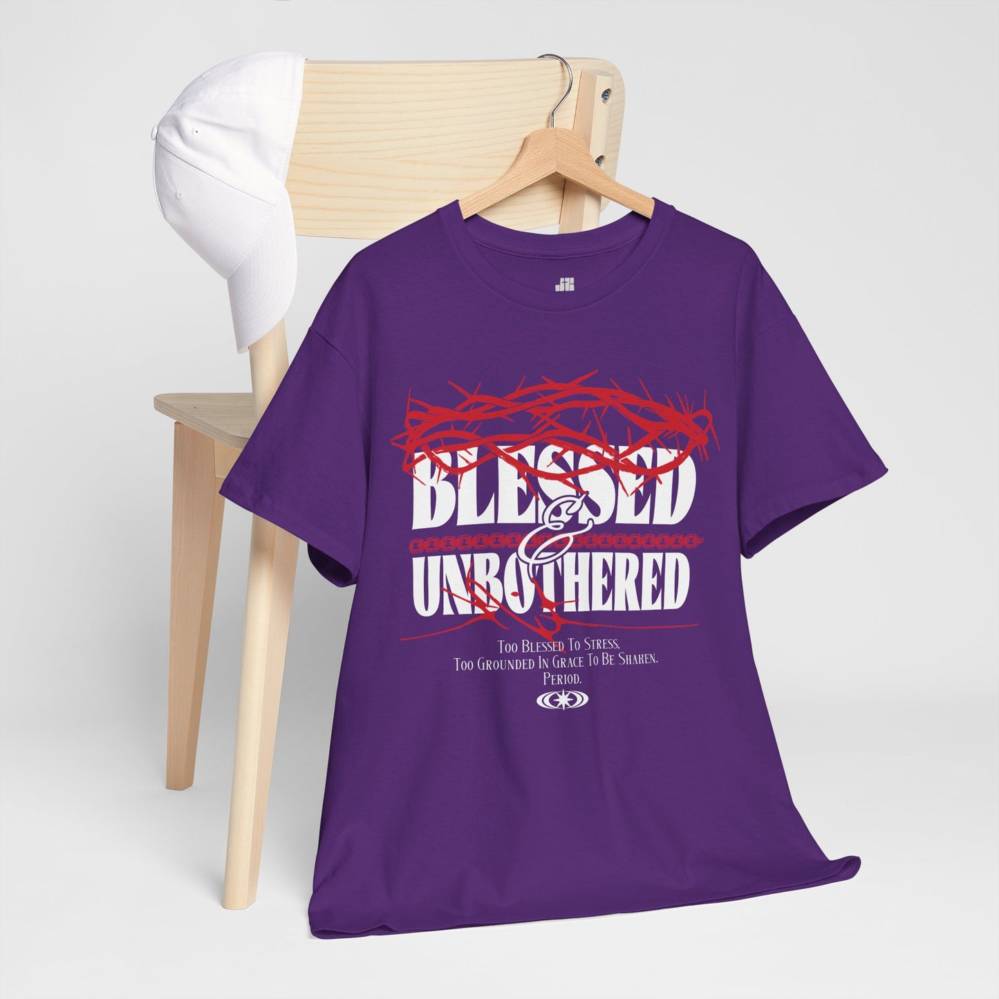 Blessed & Unbothered Heavy Cotton Tee