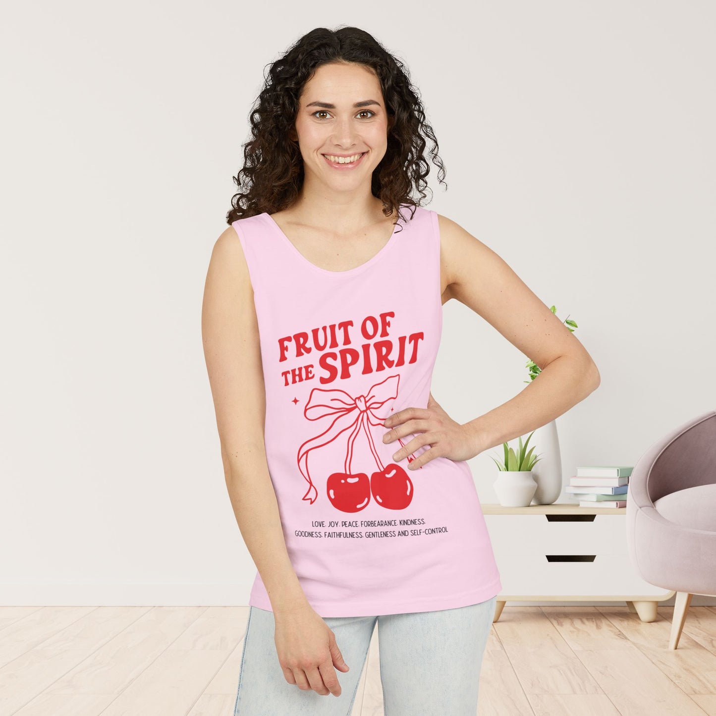 Fruit of The Spirit Comfort Colors Garment-Dyed Tank Top