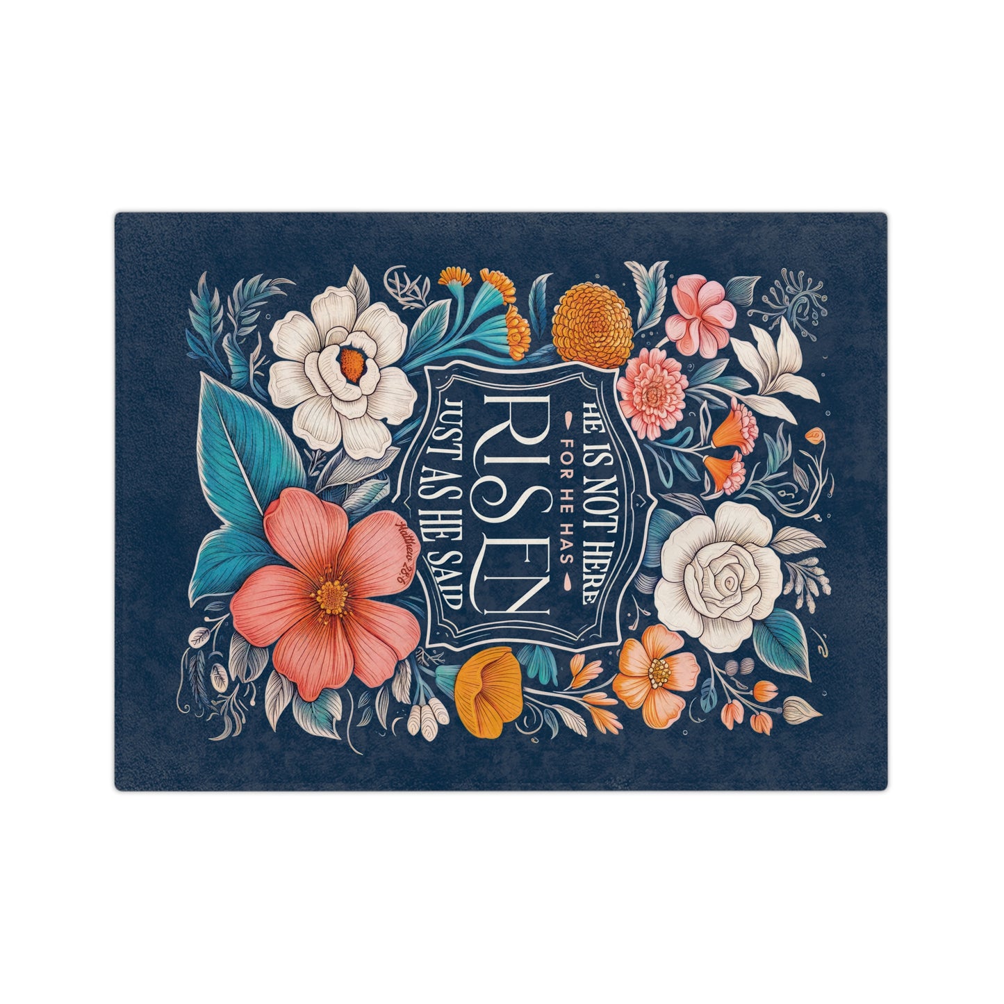 He is Risen Velveteen Microfiber Blanket