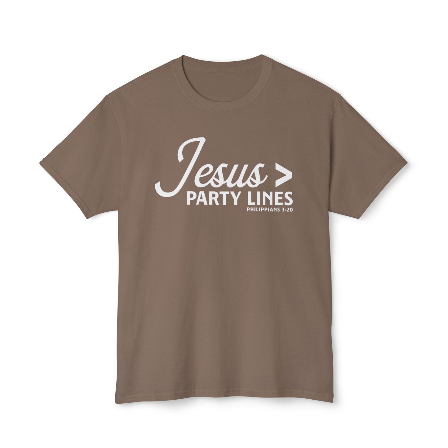 Jesus > Party Lines Unisex HD Cotton Tee