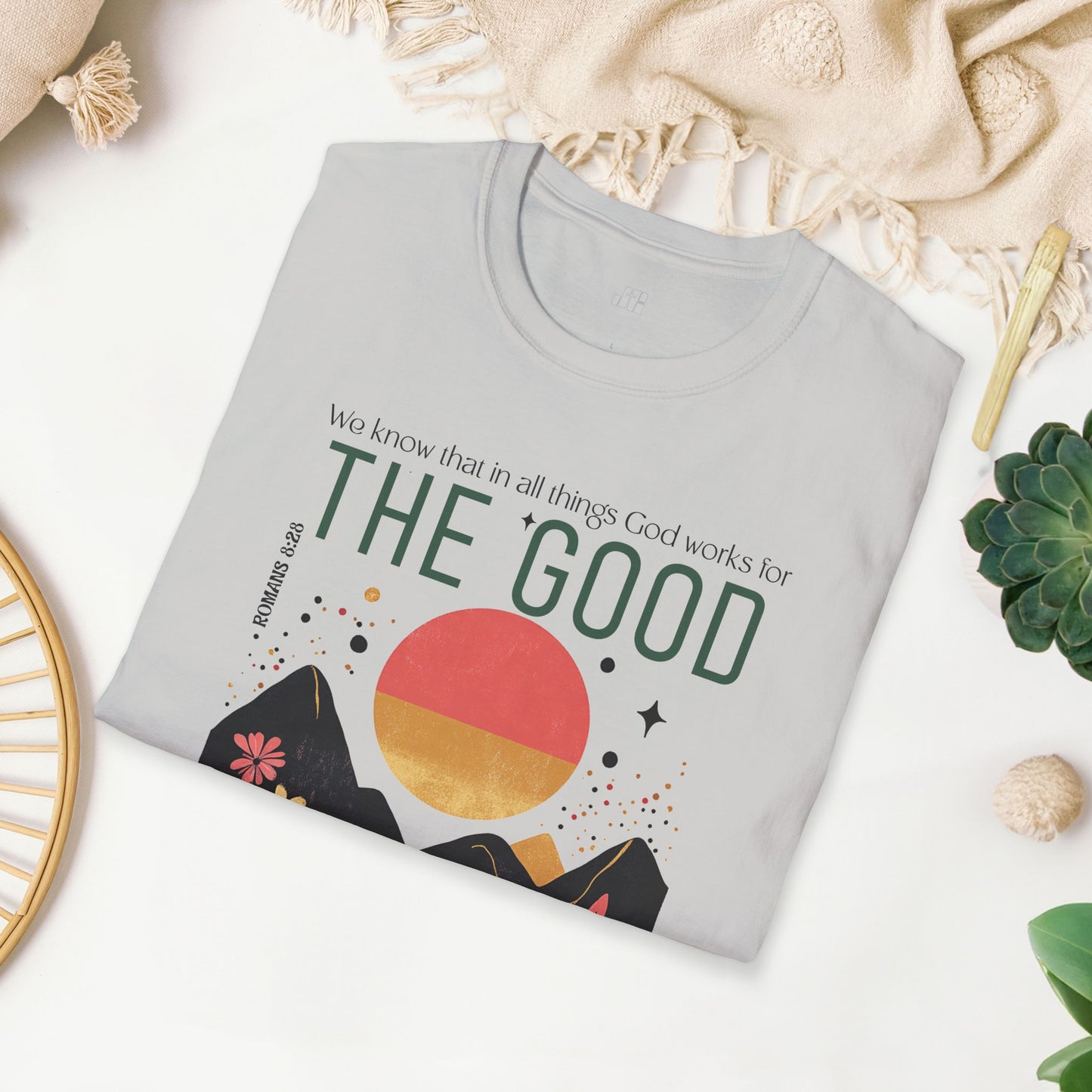 All Things for Good Romans 8:28 Softstyle T-shirt