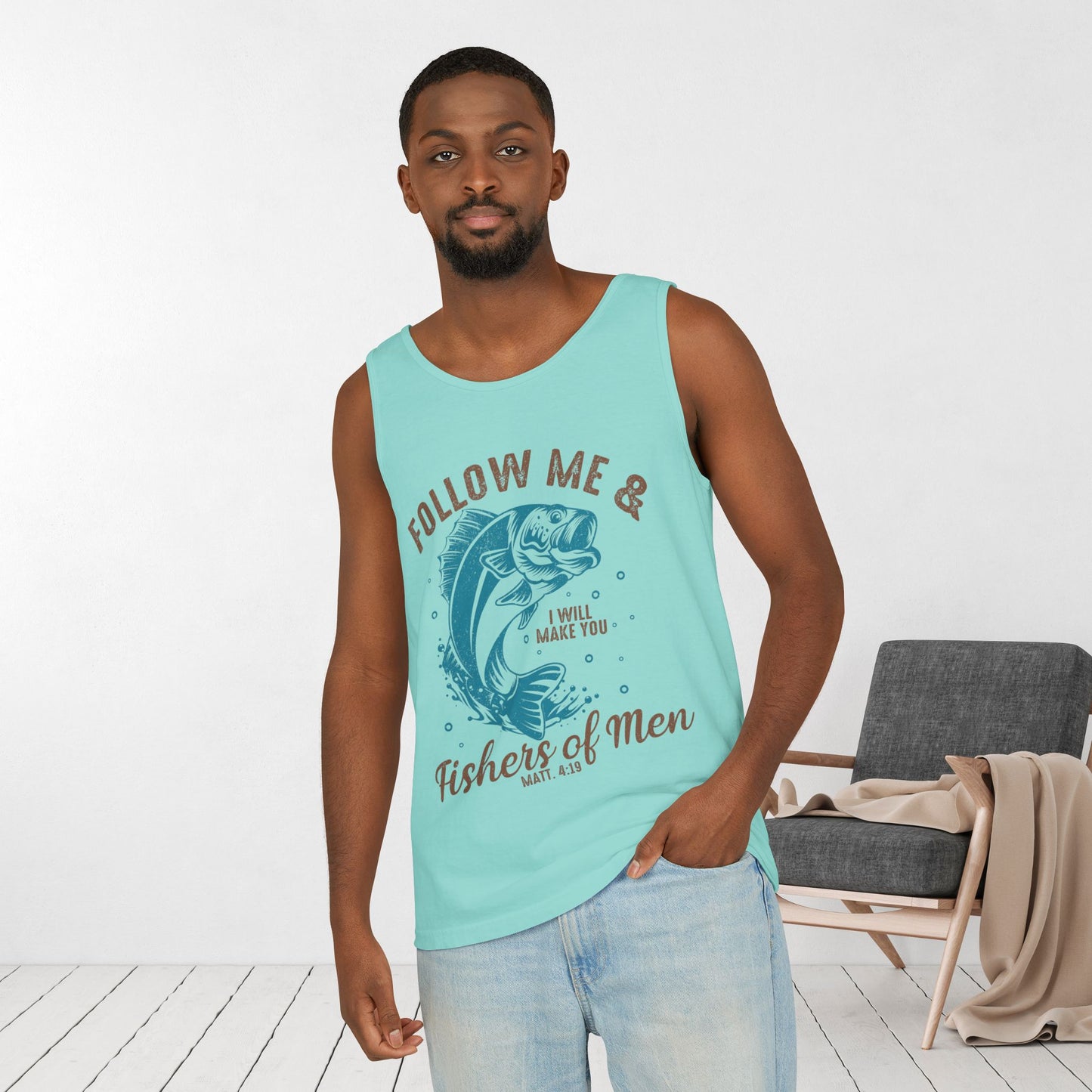 Follow Me Comfort Colors Garment-Dyed Tank Top