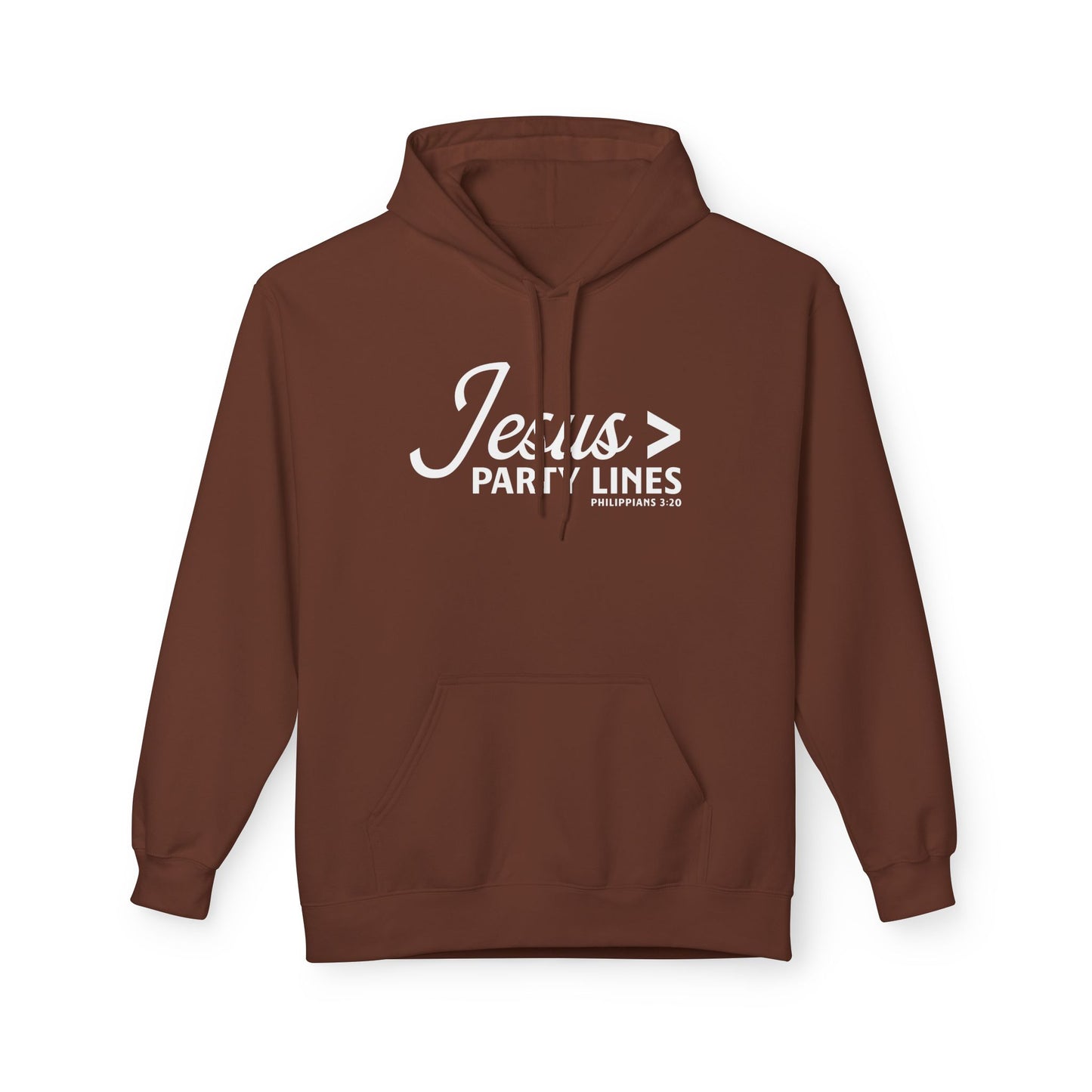 Jesus > Party Lines Unisex Midweight Hoodie