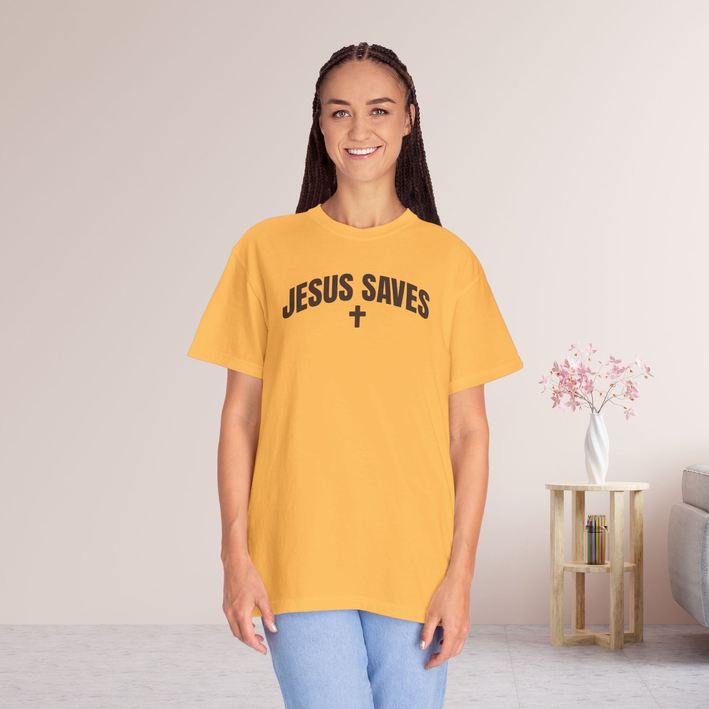 Jesus Saves Comfort Colors Shirt - Fall Edition - Acts 4:12