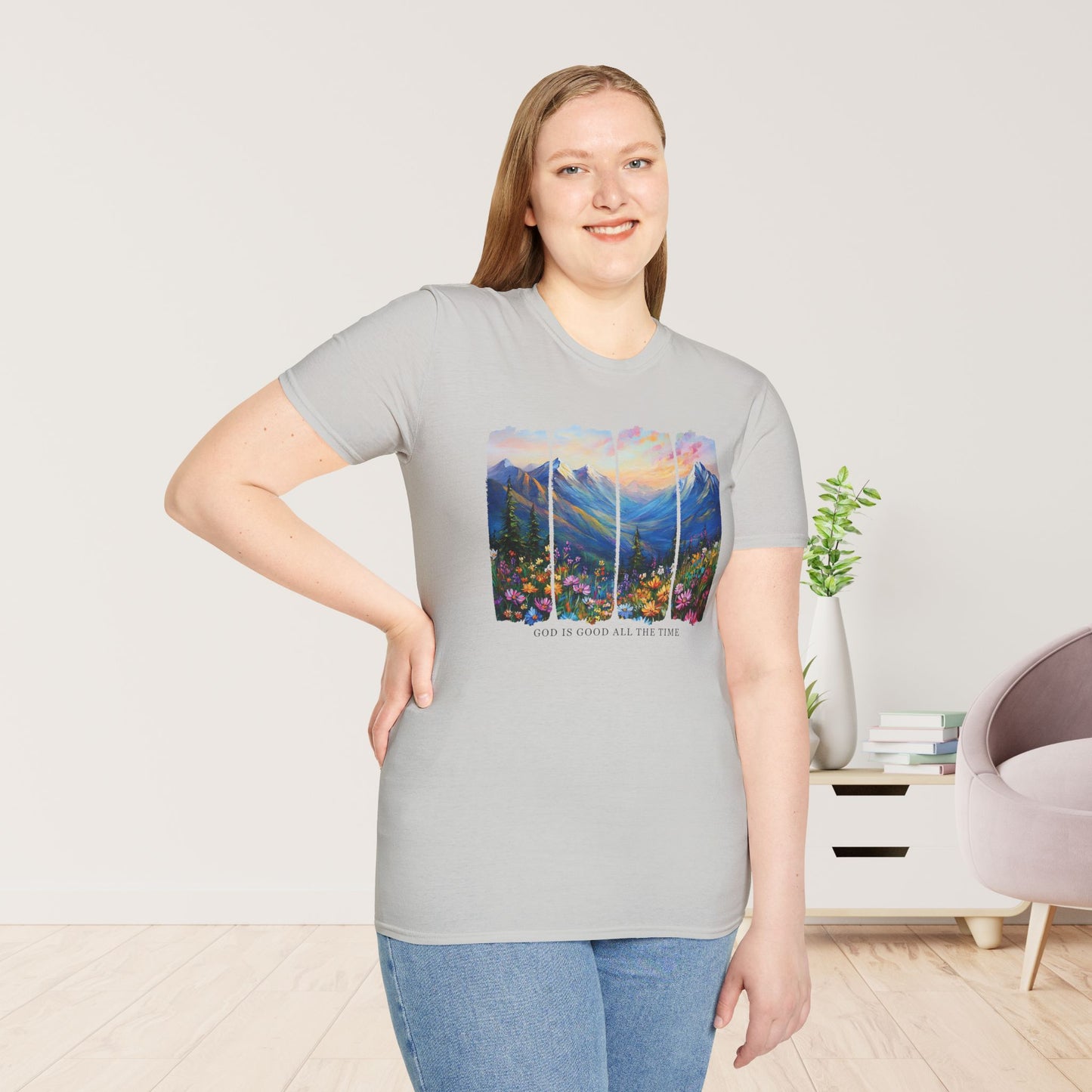 God Is Good All The Time Softstyle T-shirt