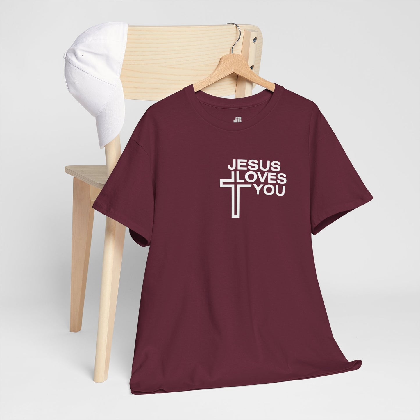 Jesus Loves You Heavy Cotton Tee