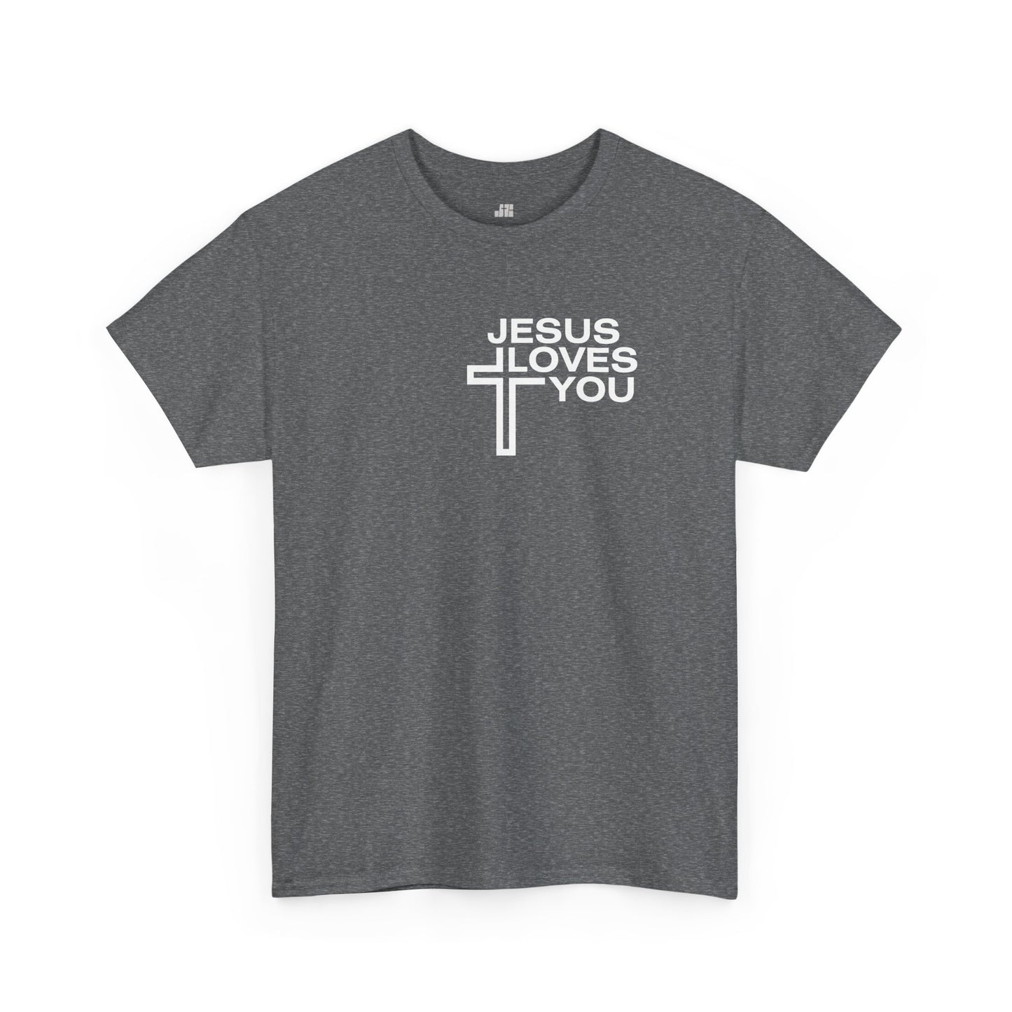 Jesus Loves You Heavy Cotton Tee