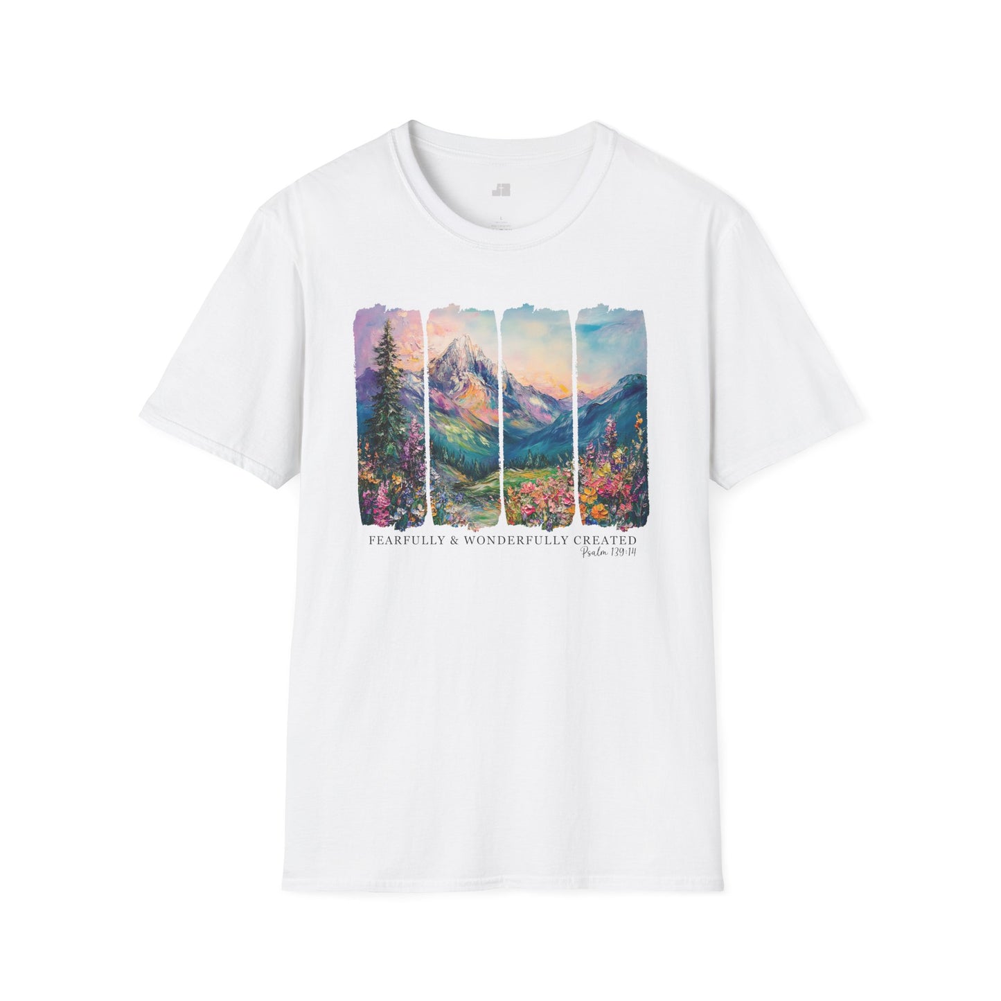 Fearfully and Wonderfully Created Softstyle T-shirt - Psalm 139:14