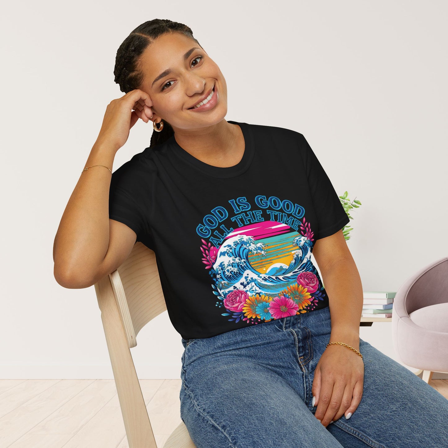 God is Good All The Time Softstyle T-shirt