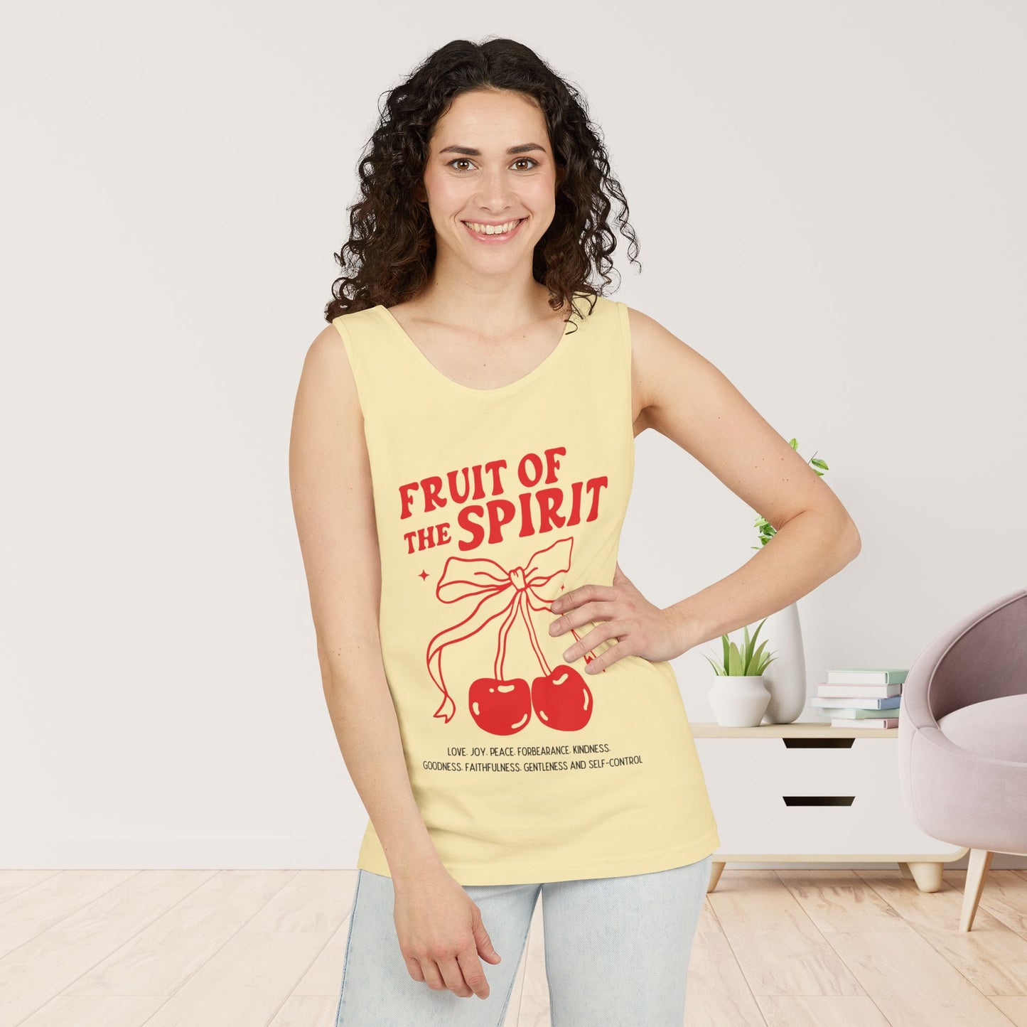 Fruit of The Spirit Comfort Colors Garment-Dyed Tank Top