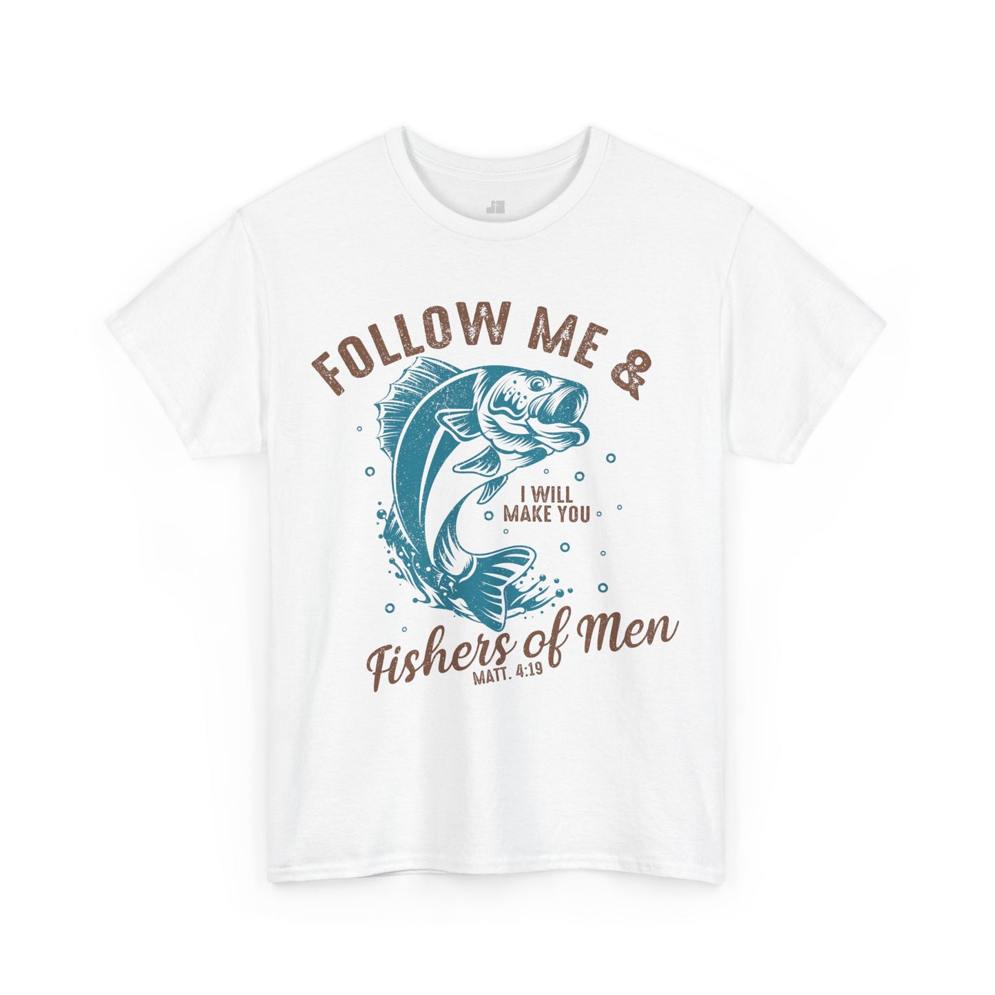Follow Me Heavy Cotton Tee - Matthew 4:19