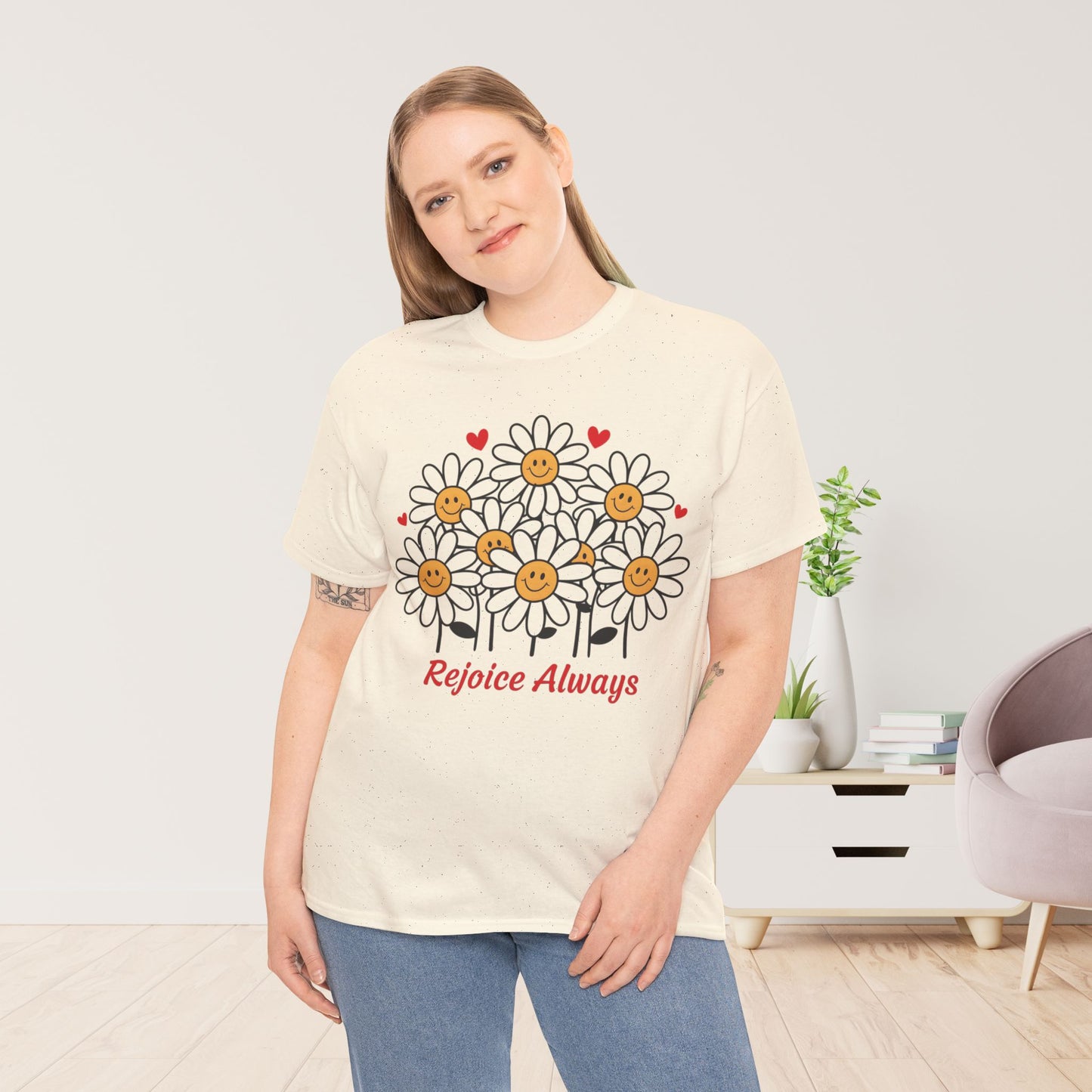 Rejoice Always Heavy Cotton Tee